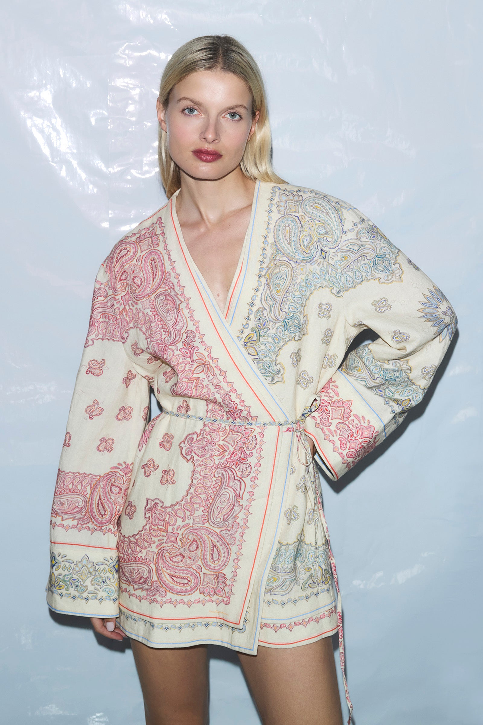 BENNIE LAYERED MINI ROBE