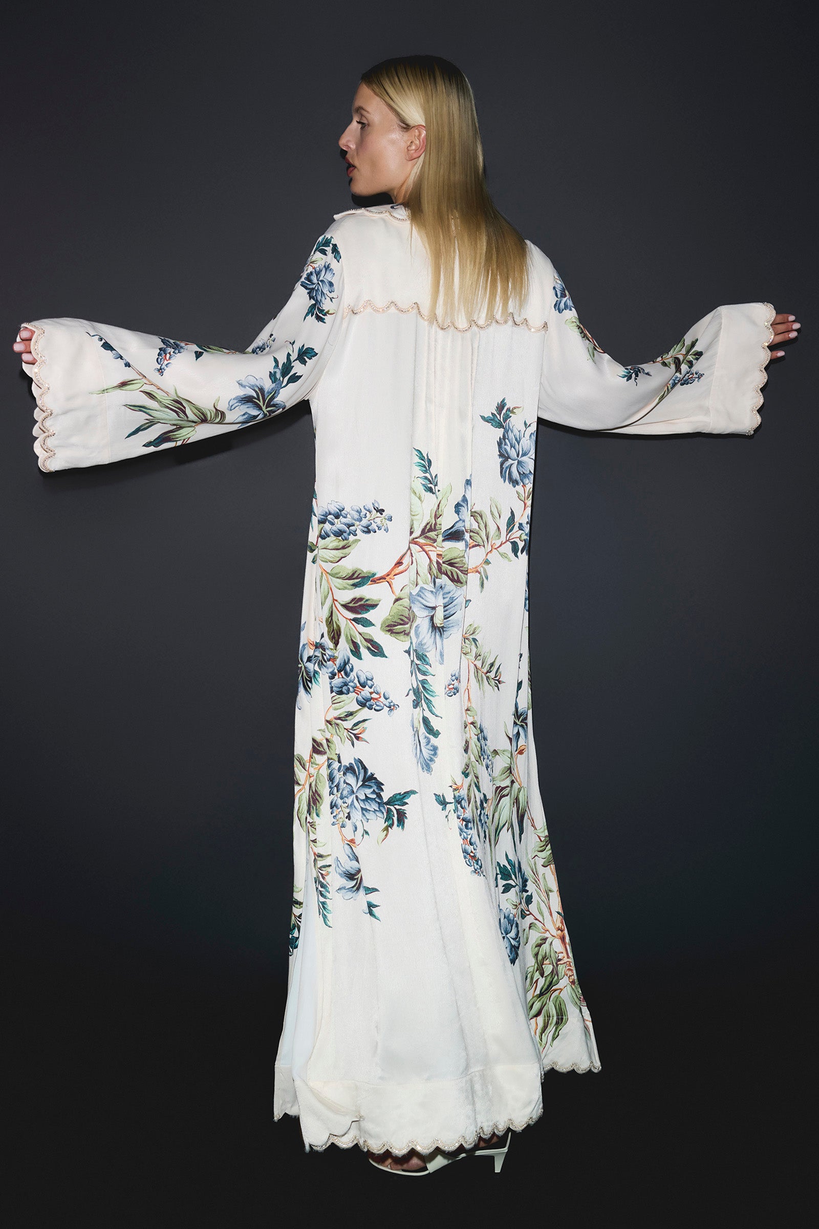 LA MAR LACE UP KAFTAN