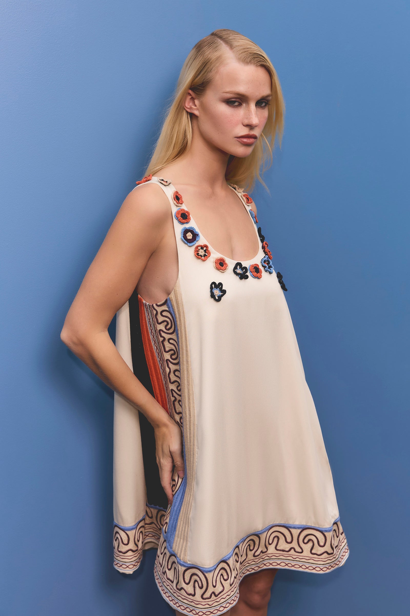 RISE SCOOP NECK PANEL MINI