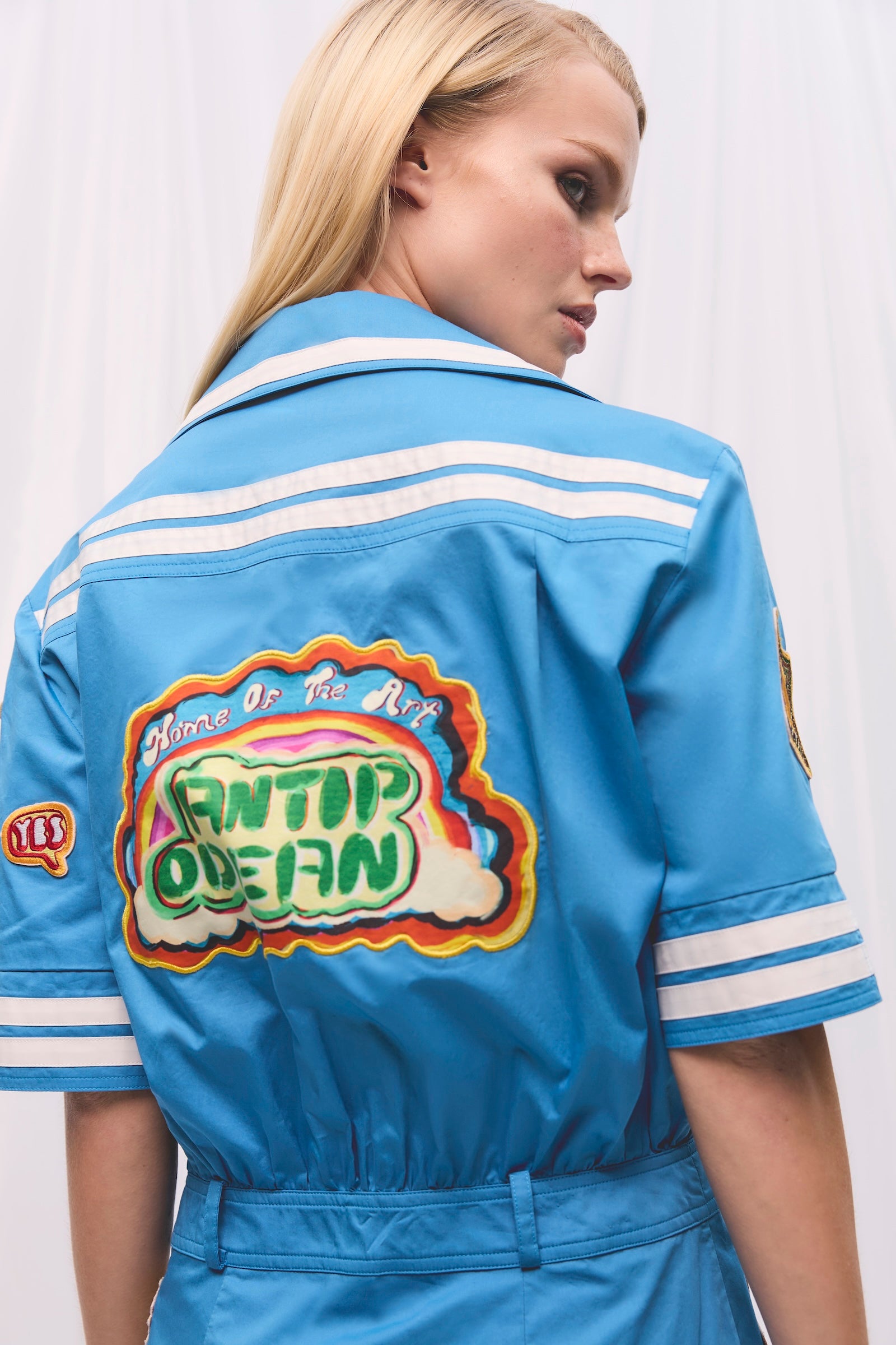 HOME OF THE ART MINI SHIRT DRESS