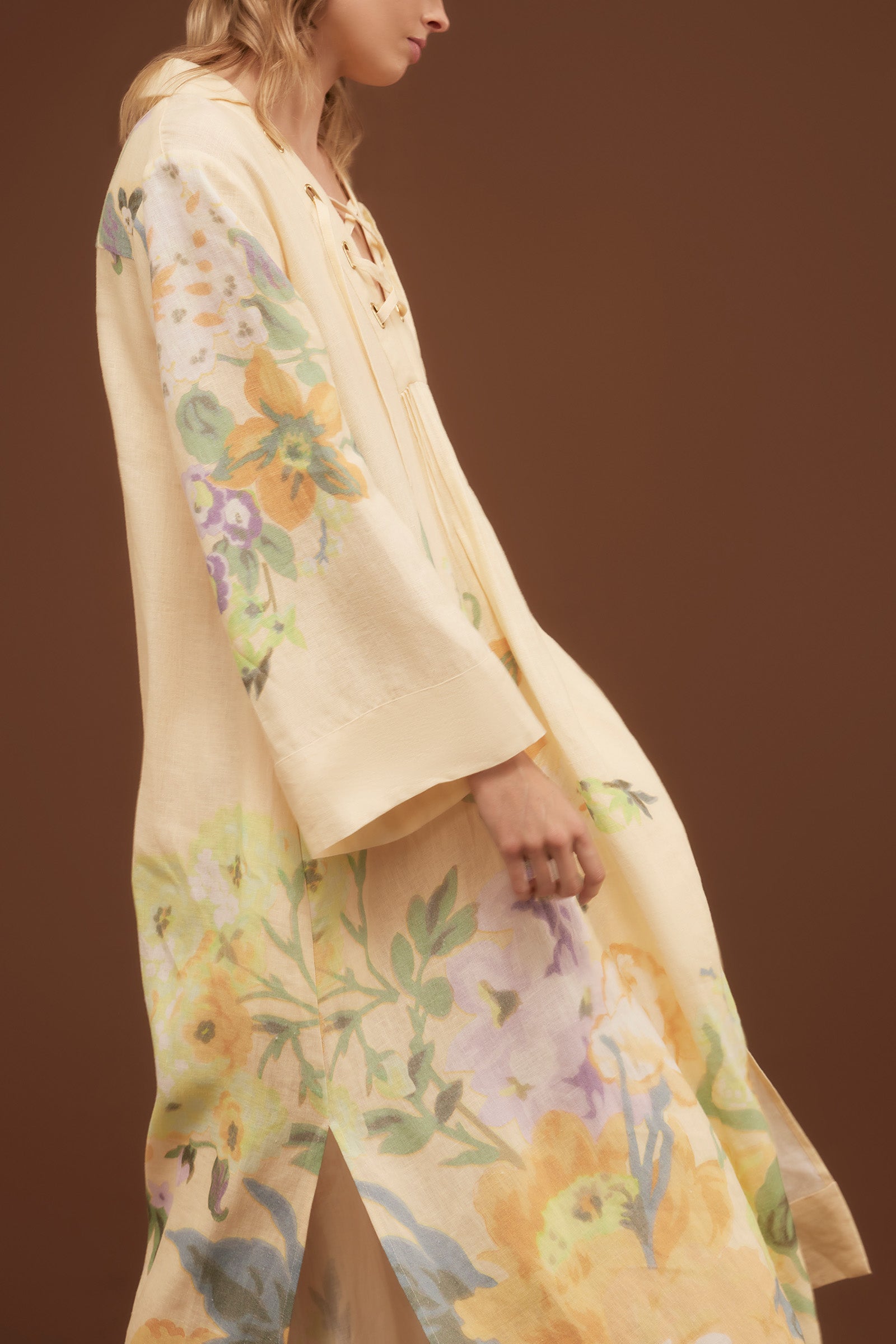 PALACE LACE UP KAFTAN