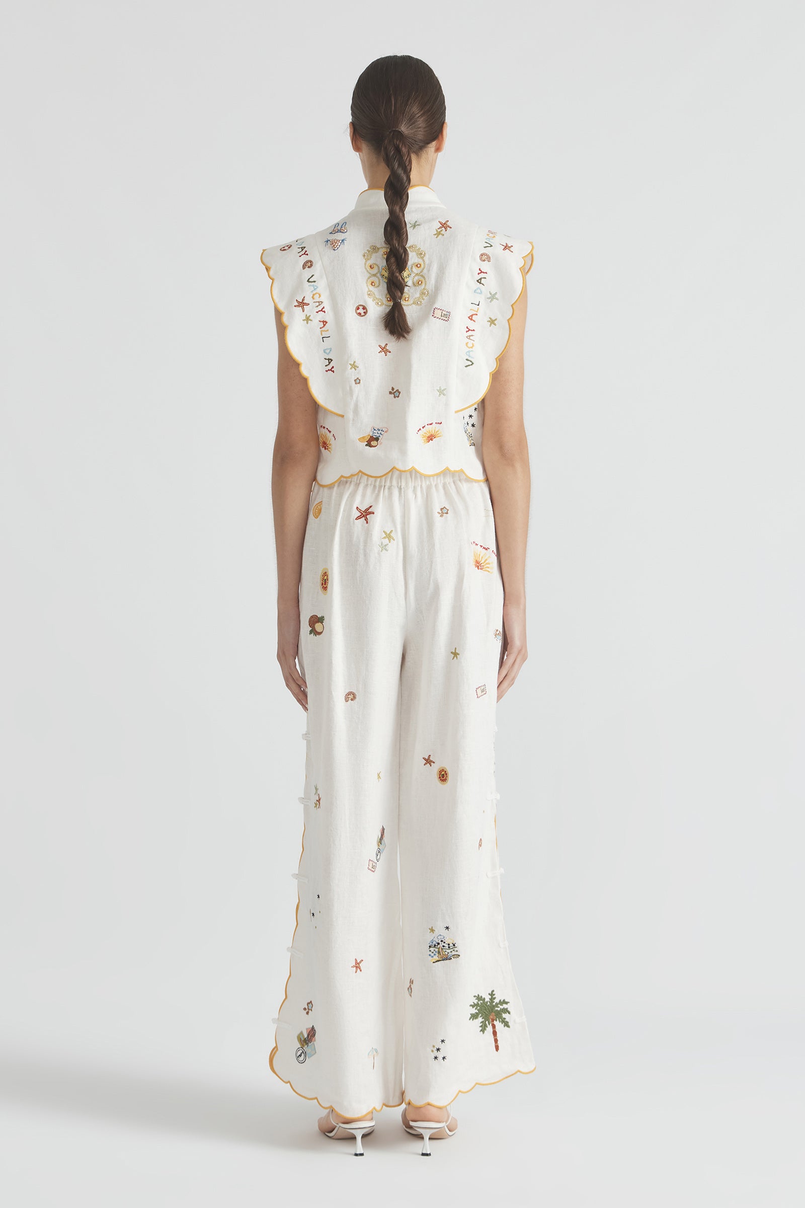 VACAY ALL DAY SCALLOP EDGE PANTS