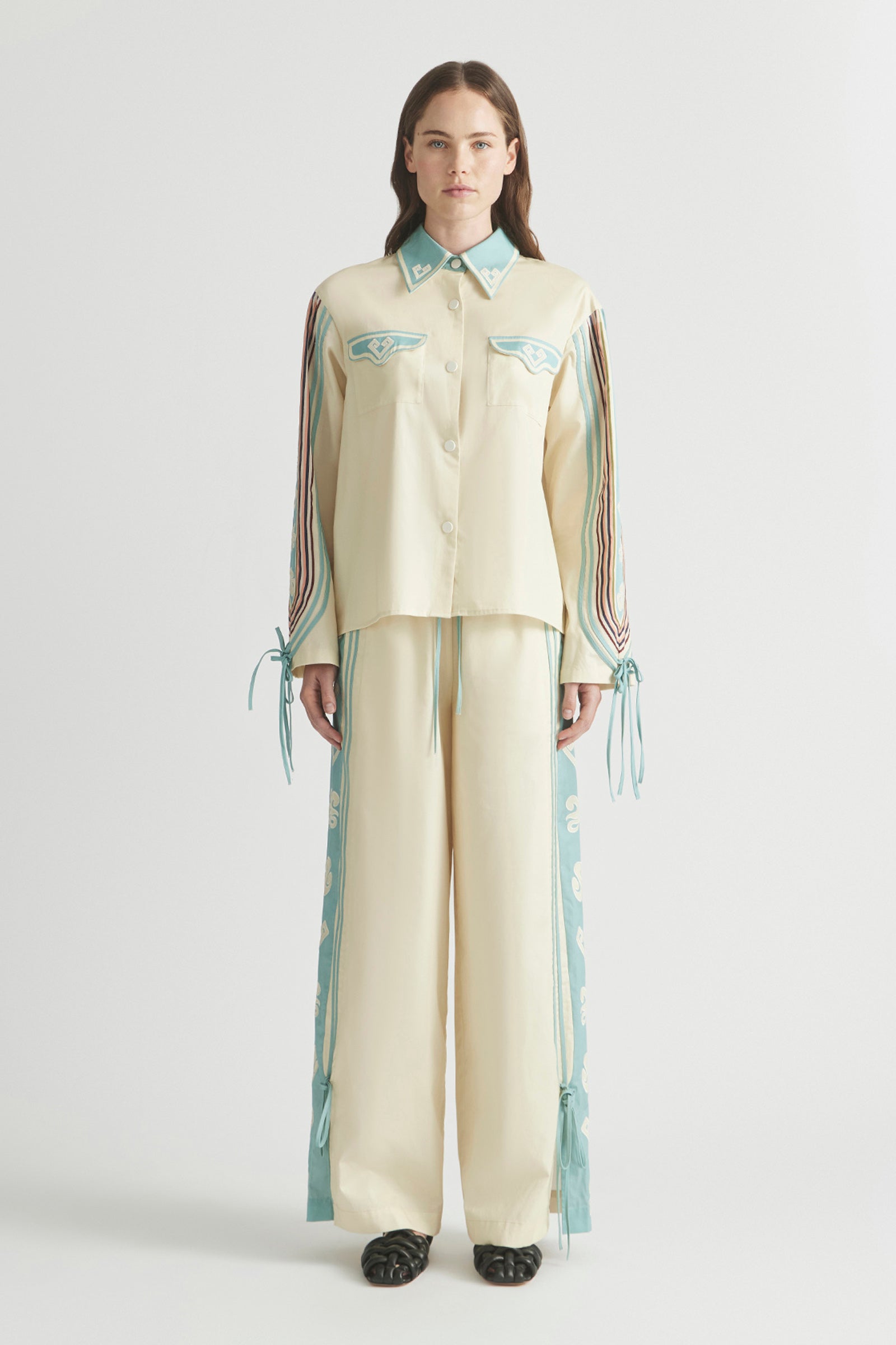 GOLD RUSH ELASTIC WAIST BAND TRACKPANT