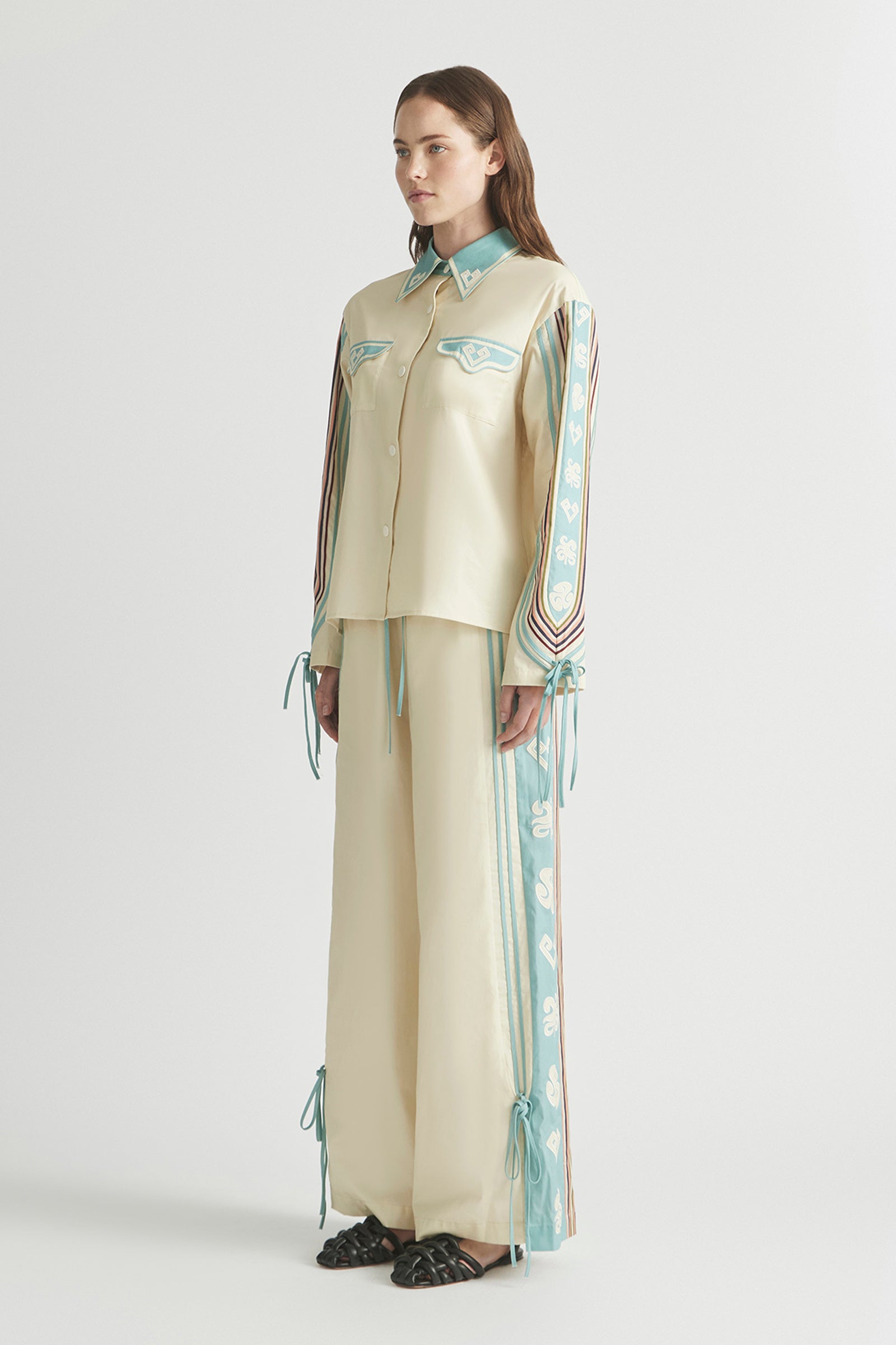 GOLD RUSH ELASTIC WAIST BAND TRACKPANT