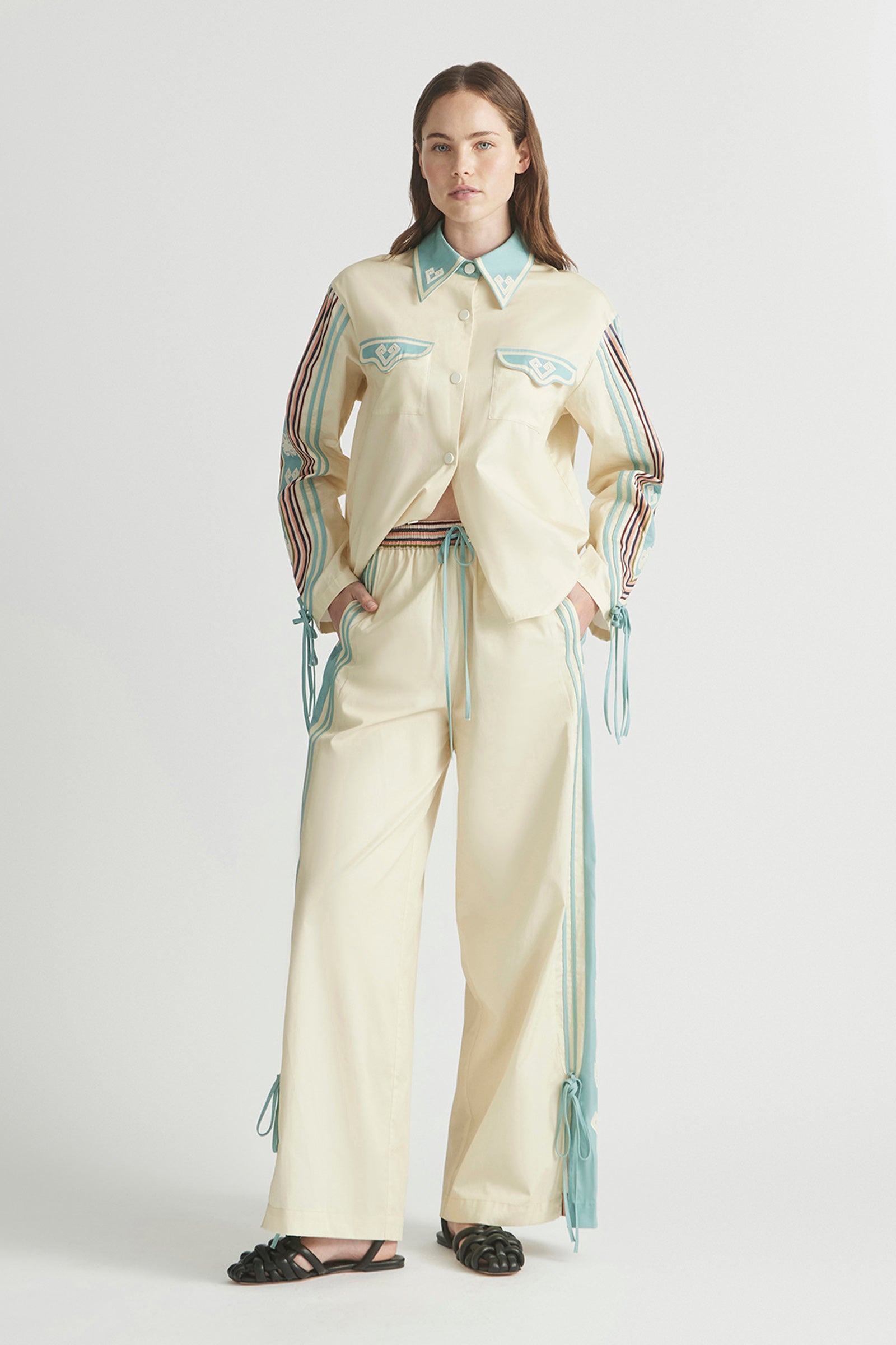 GOLD RUSH ELASTIC WAIST BAND TRACKPANT