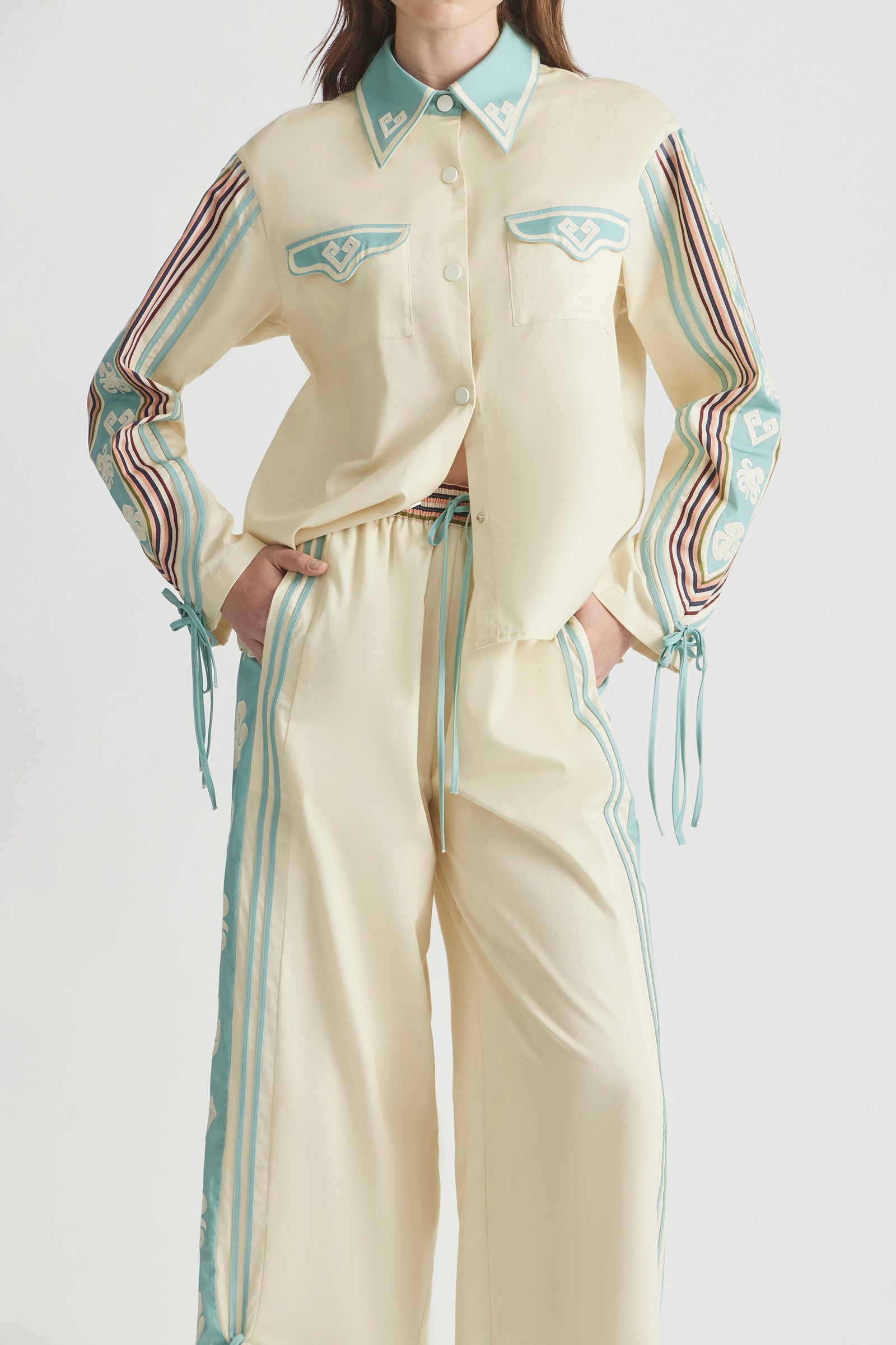 GOLD RUSH ELASTIC WAIST BAND TRACKPANT