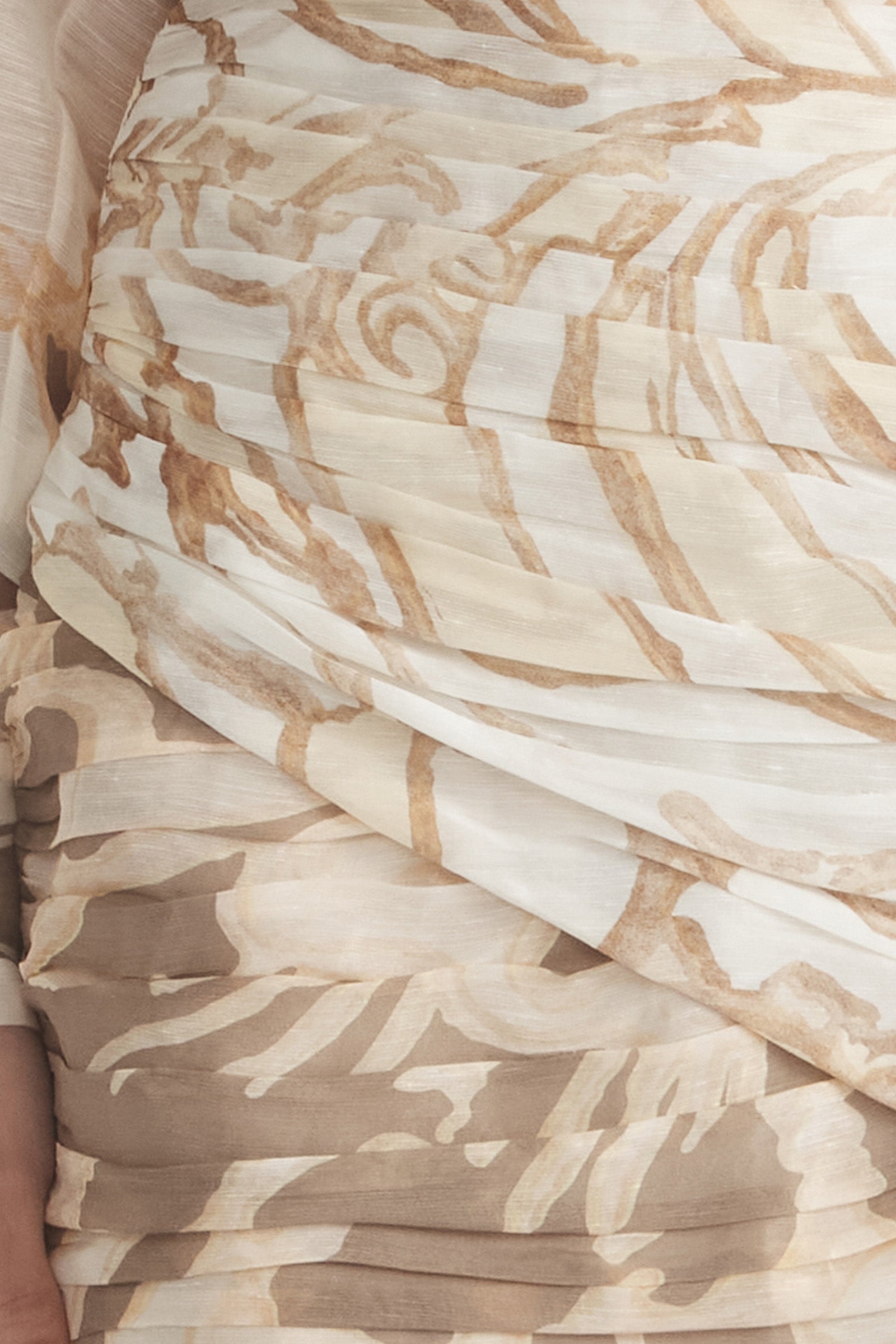 FRAGMENTS GATHERED SKIRT