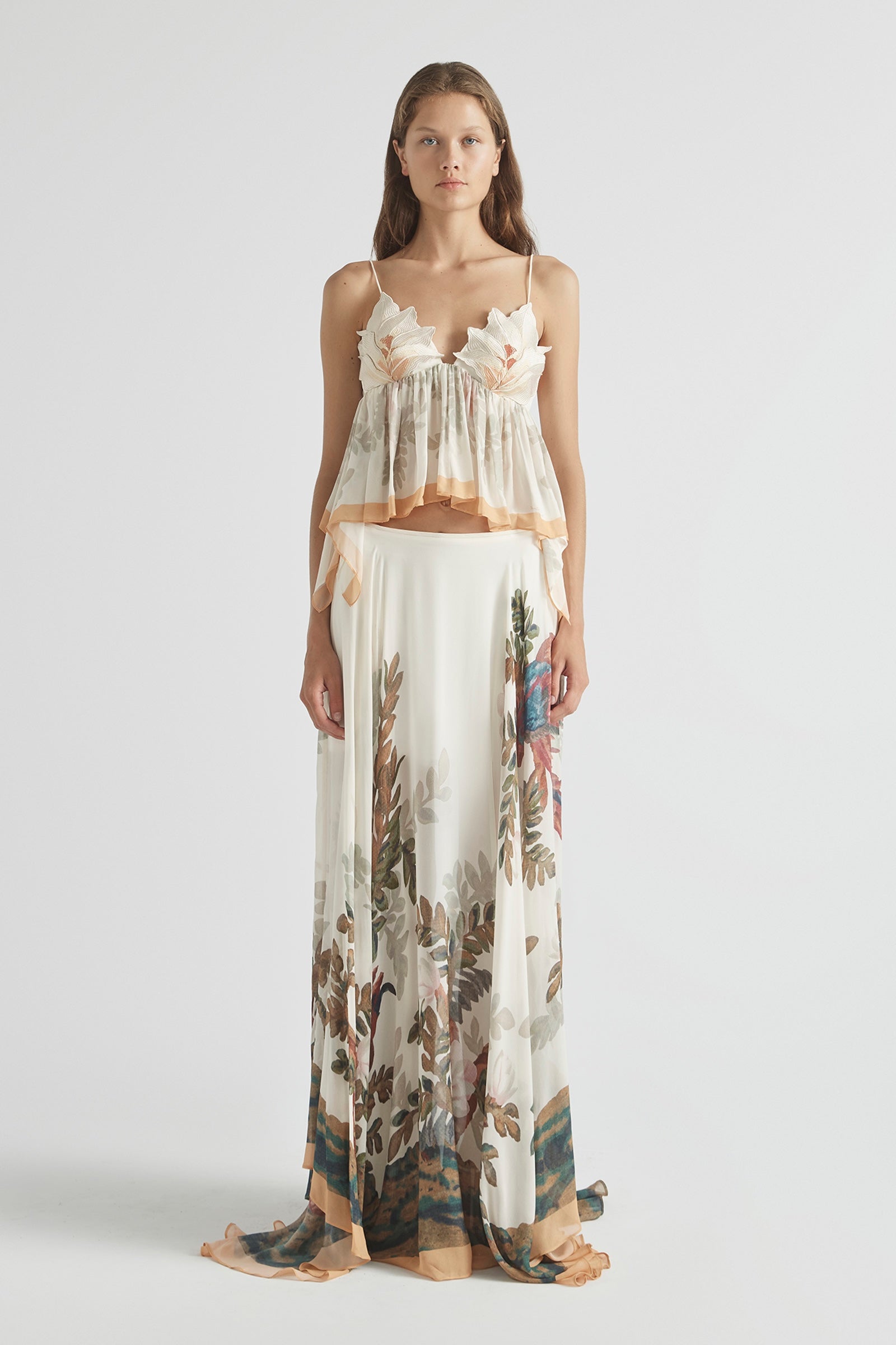 PROMISES FLOWER BUST CAMI