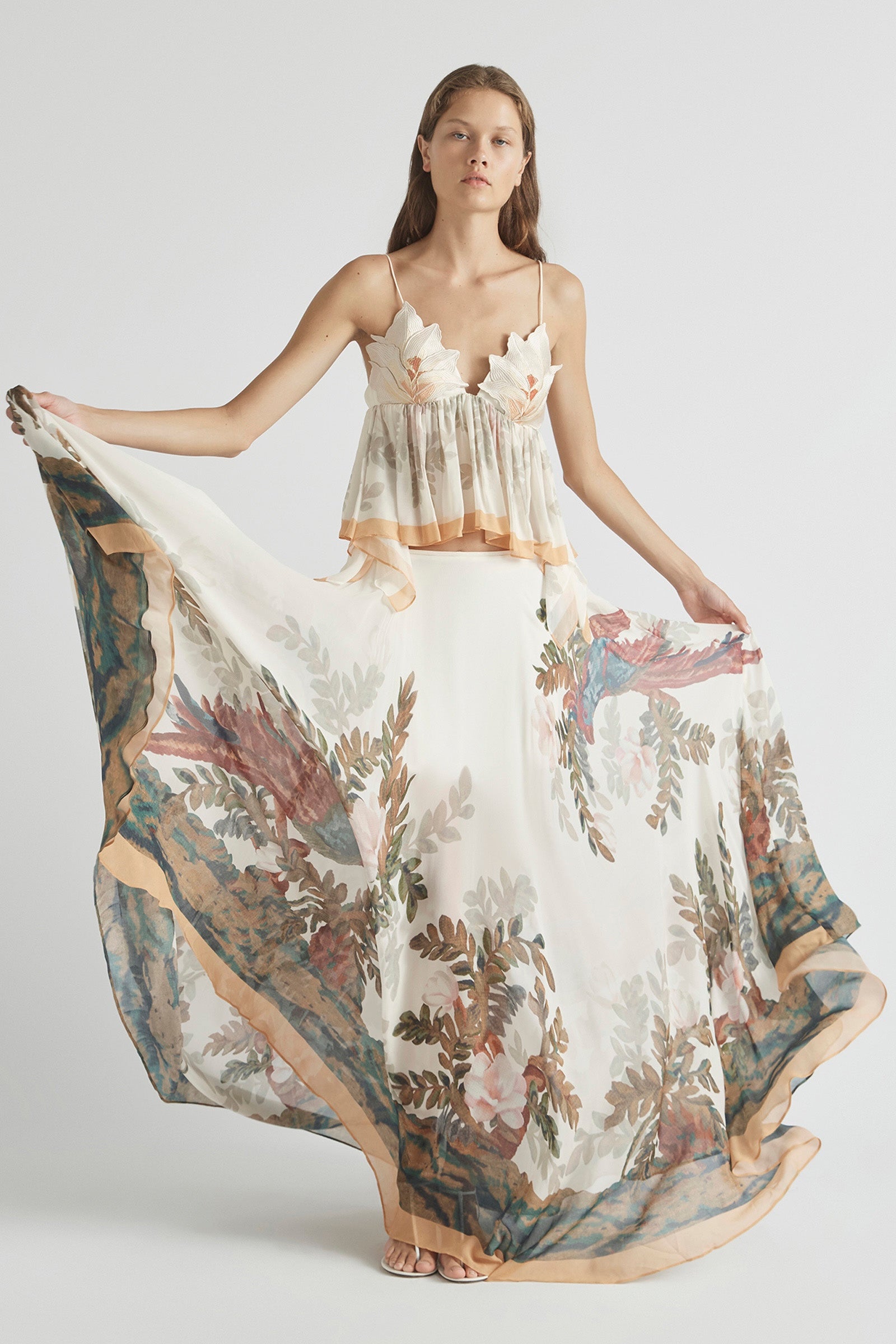 PROMISES FLARE MAXI SKIRT