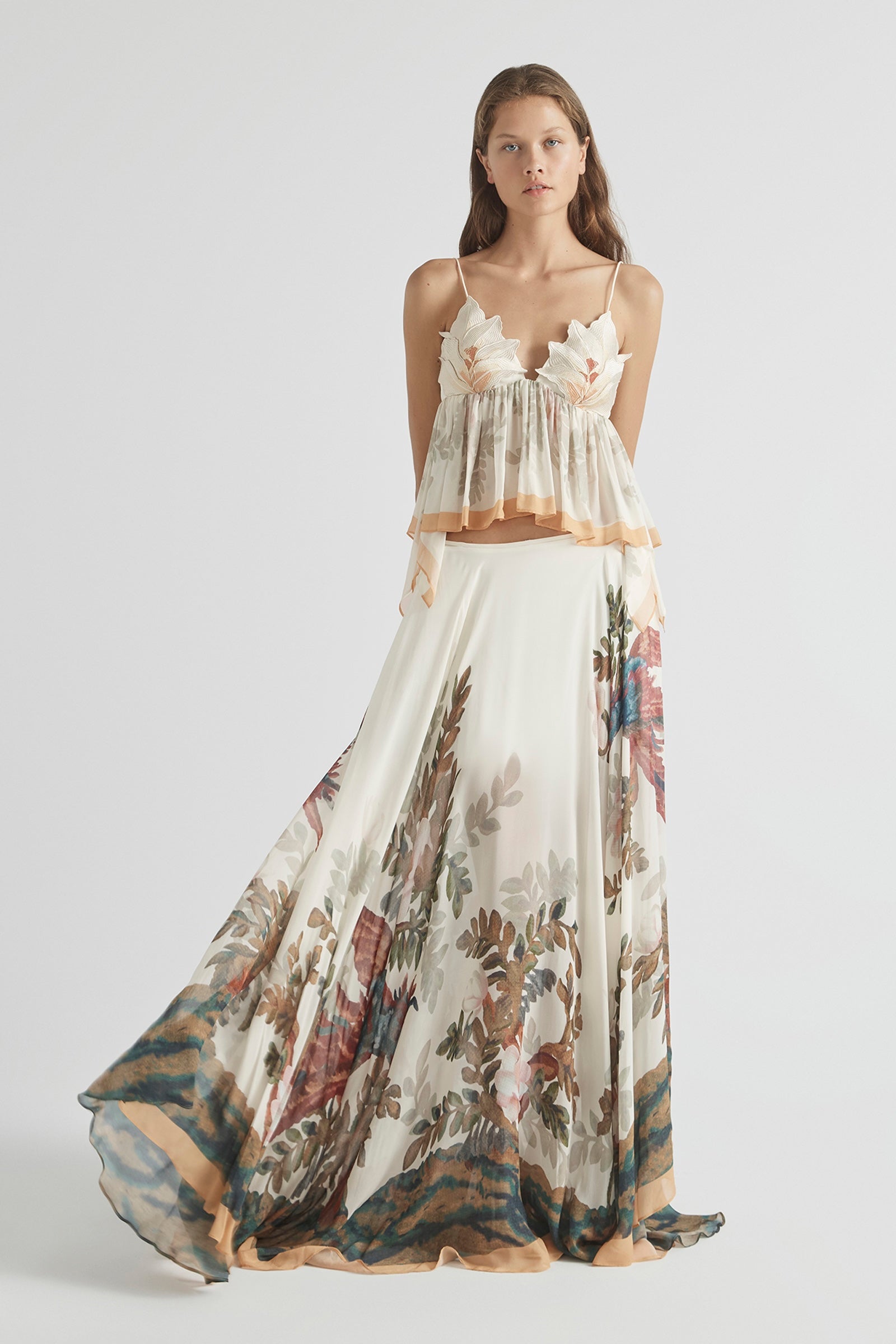 PROMISES FLARE MAXI SKIRT