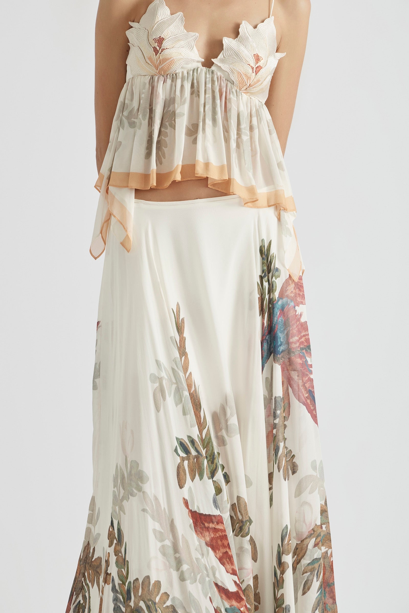 PROMISES FLARE MAXI SKIRT