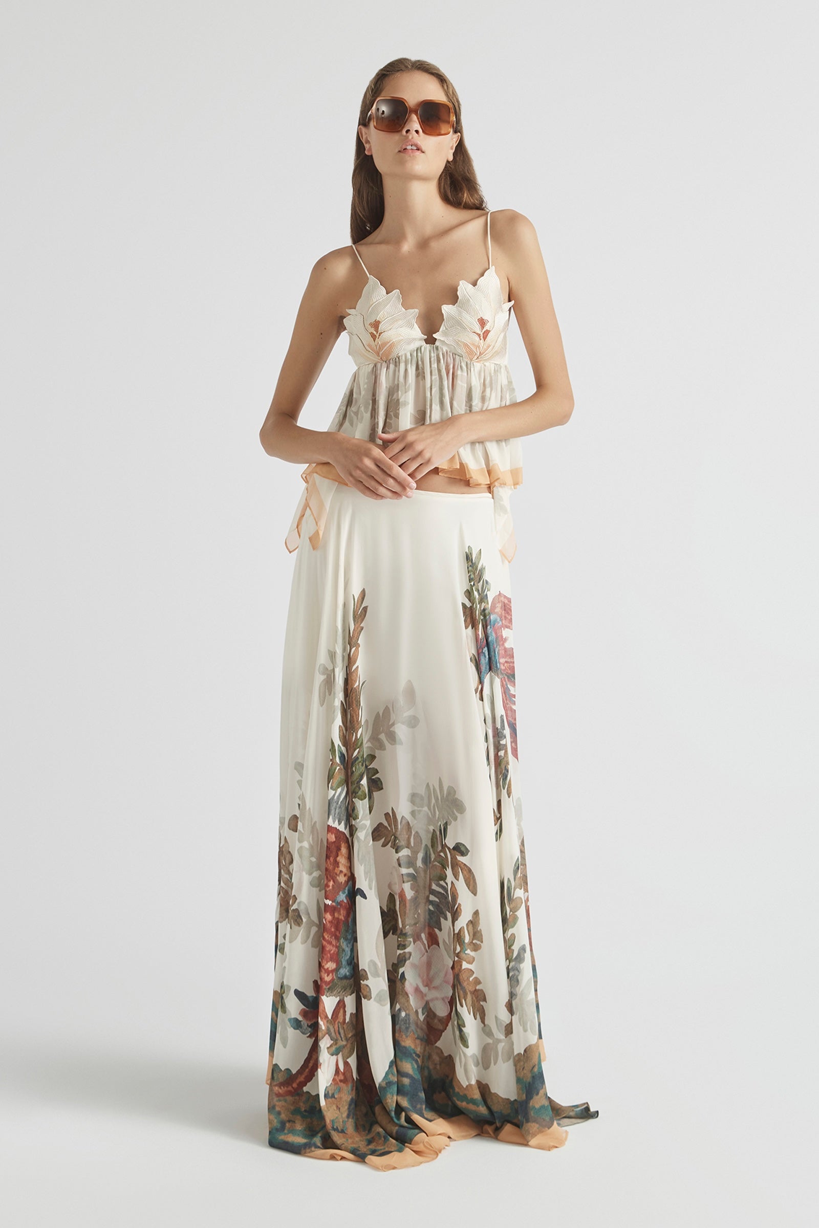 PROMISES FLARE MAXI SKIRT