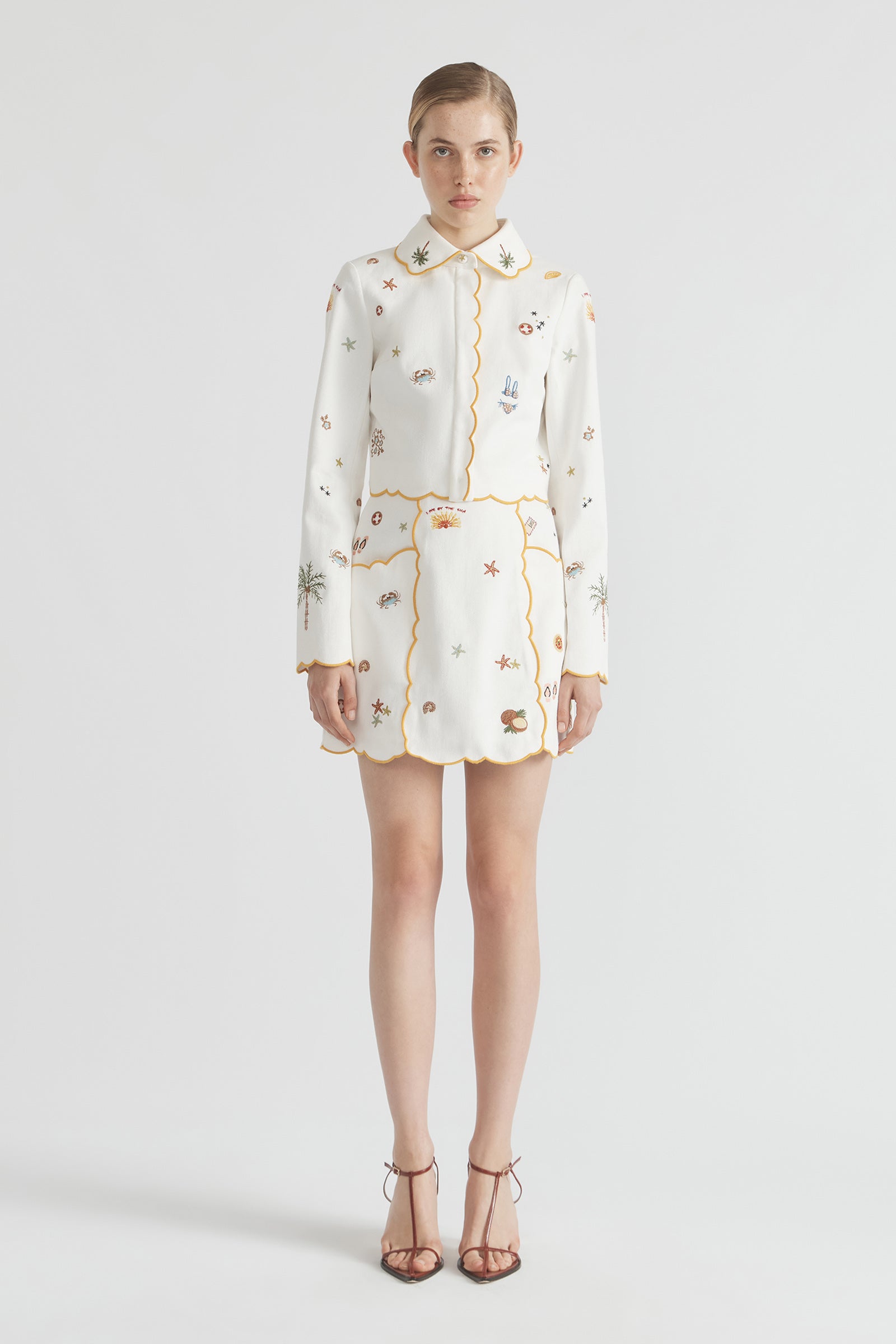 VACAY ALL DAY A-LINE SKIRT