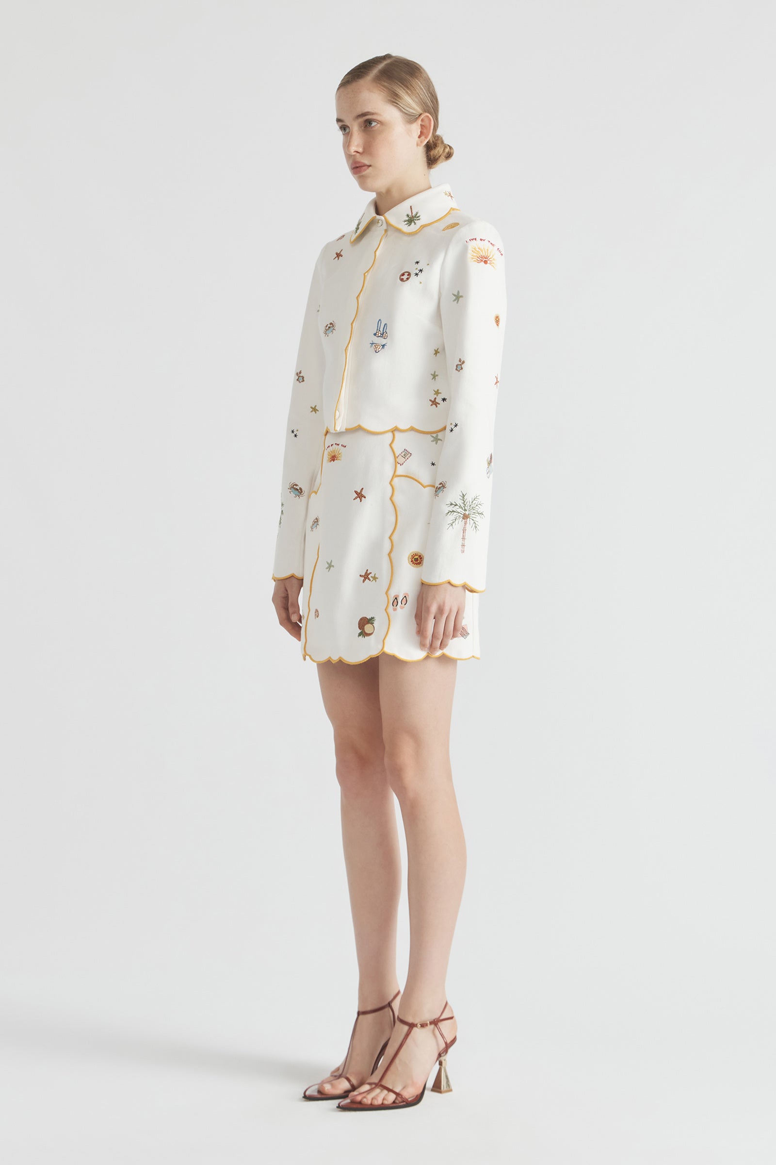 VACAY ALL DAY A-LINE SKIRT