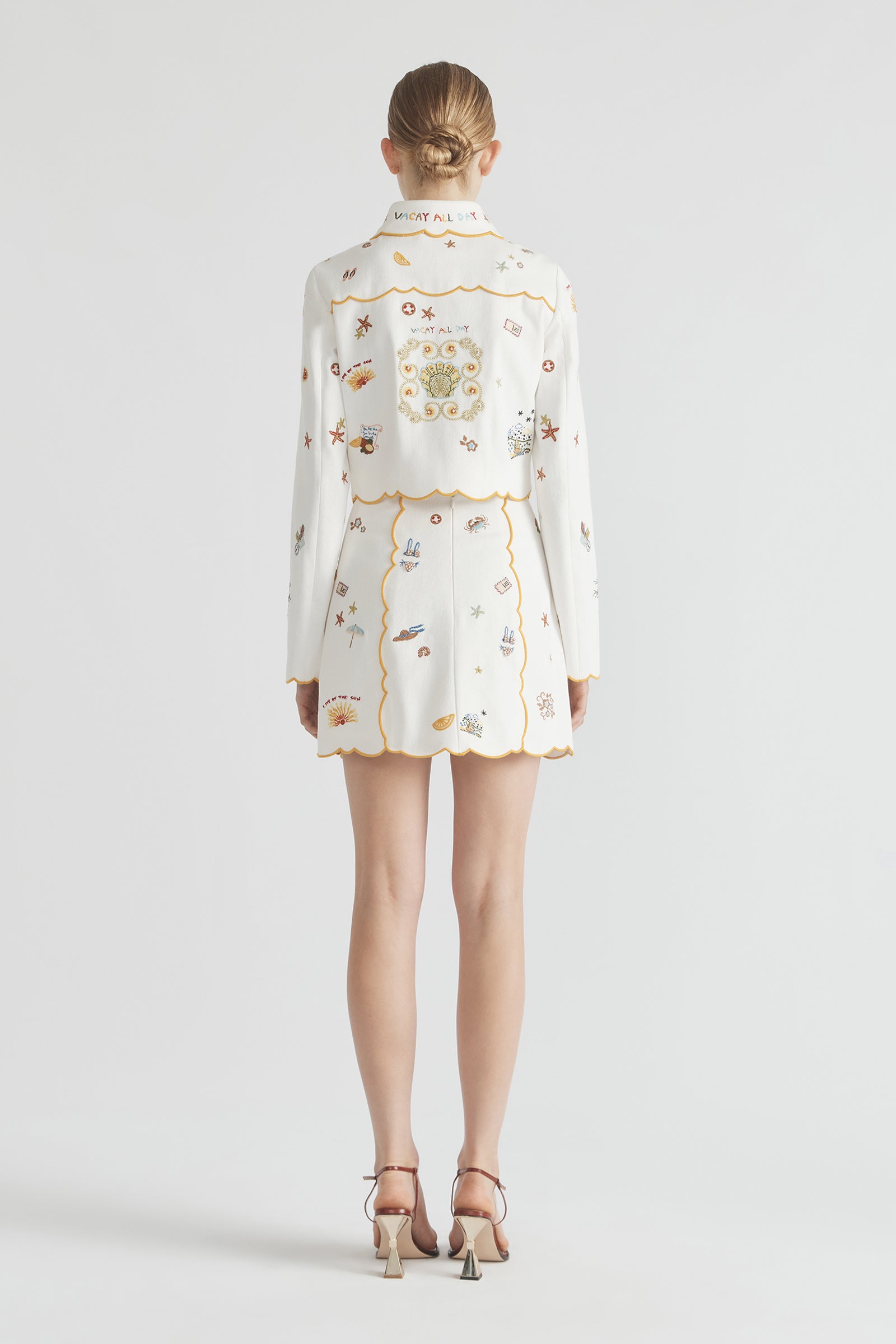 VACAY ALL DAY A-LINE SKIRT