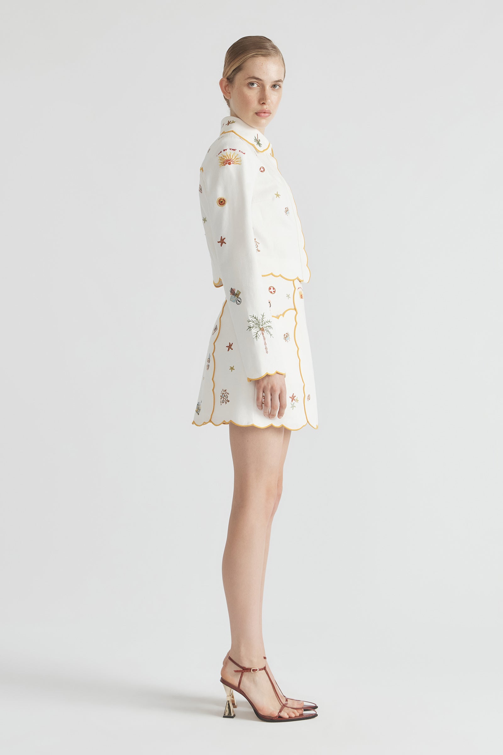 VACAY ALL DAY A-LINE SKIRT