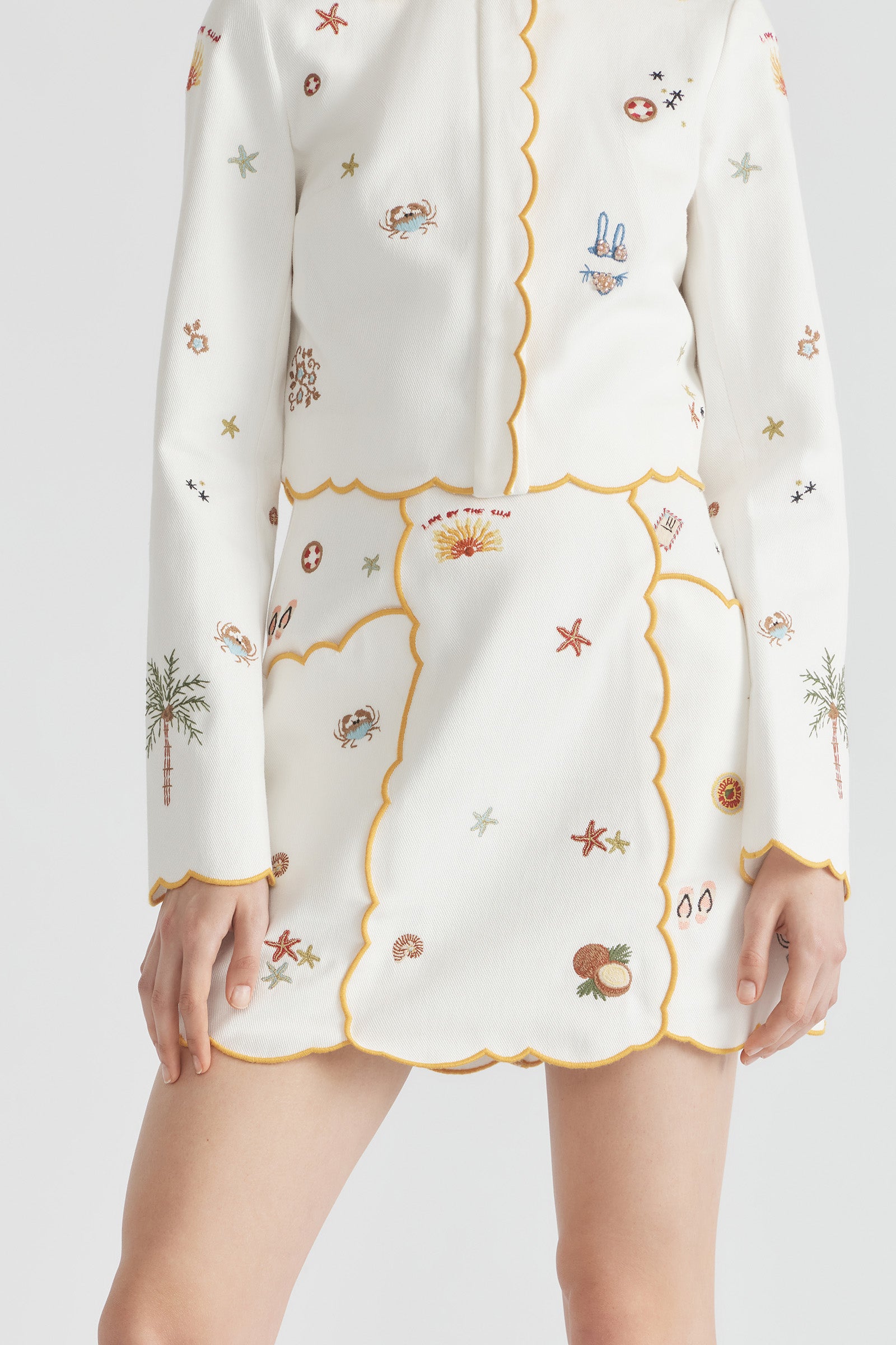 VACAY ALL DAY A-LINE SKIRT