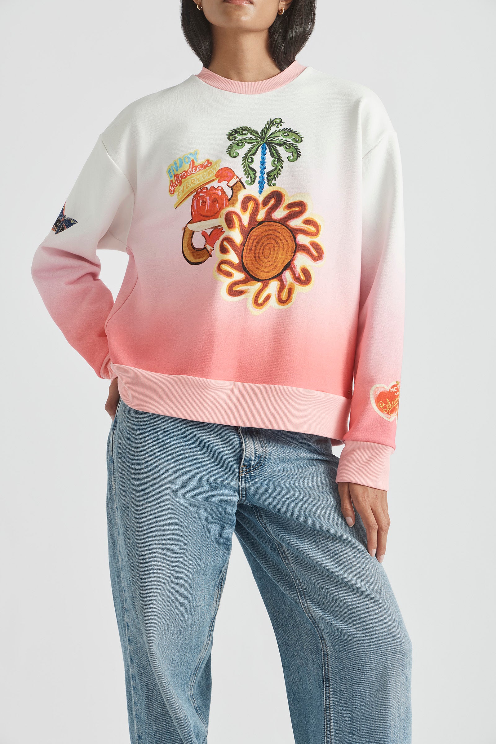 HOME OF THE ART RIBBED JUMPER