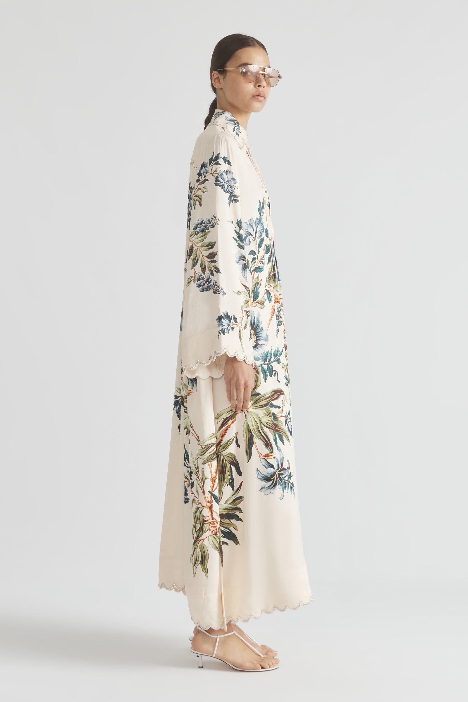 LA MAR LACE UP KAFTAN