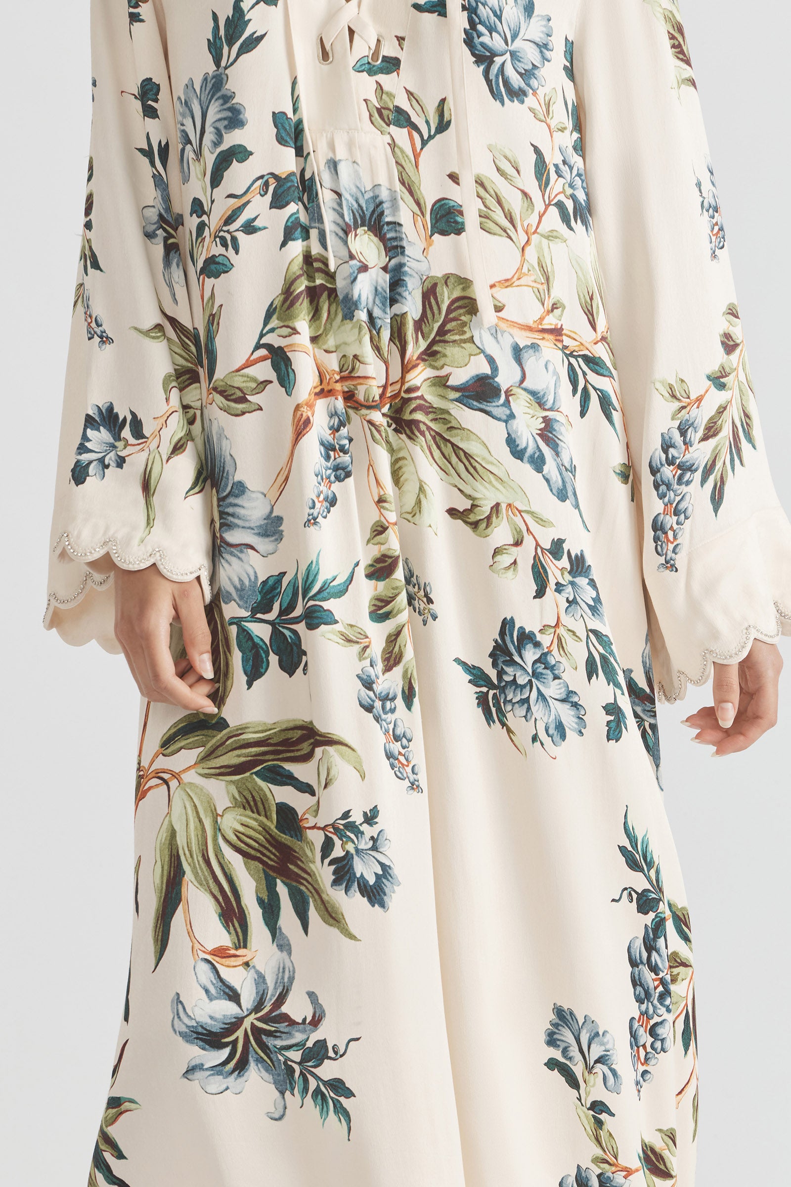 LA MAR LACE UP KAFTAN