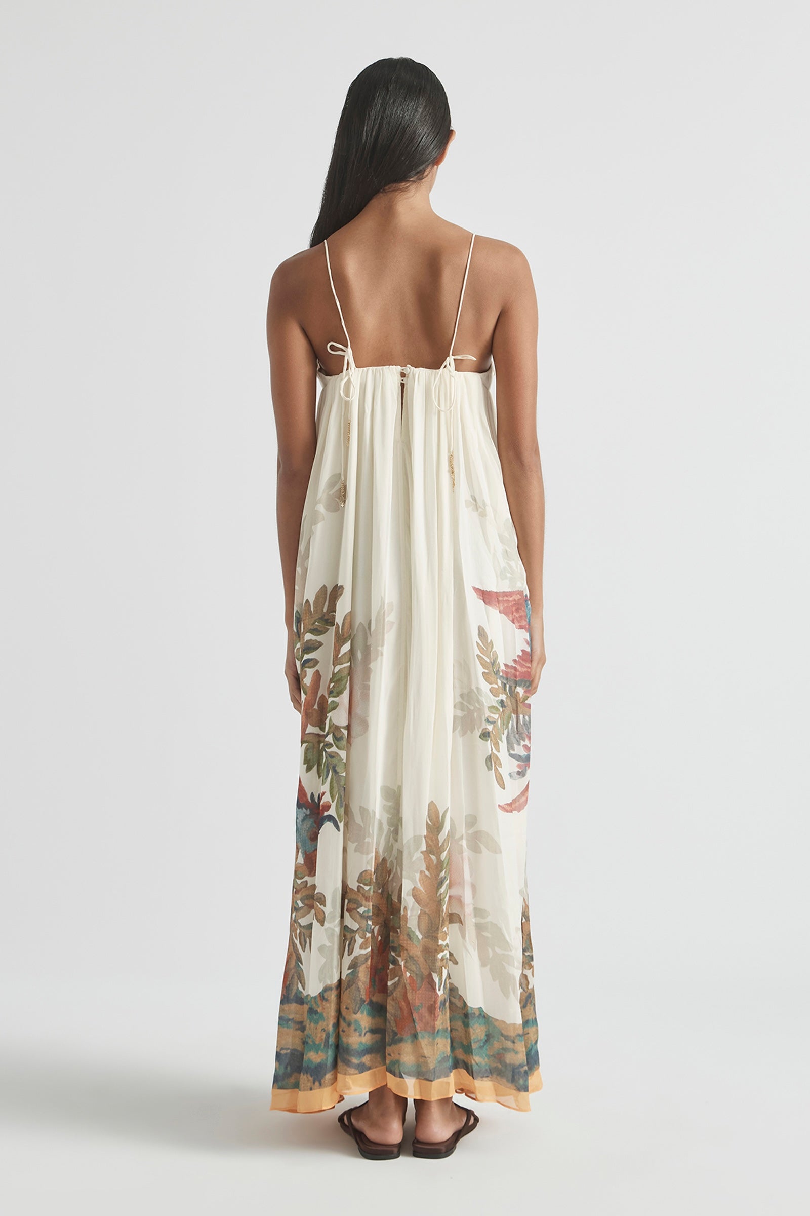 PROMISES FLOWER BUST DRESS