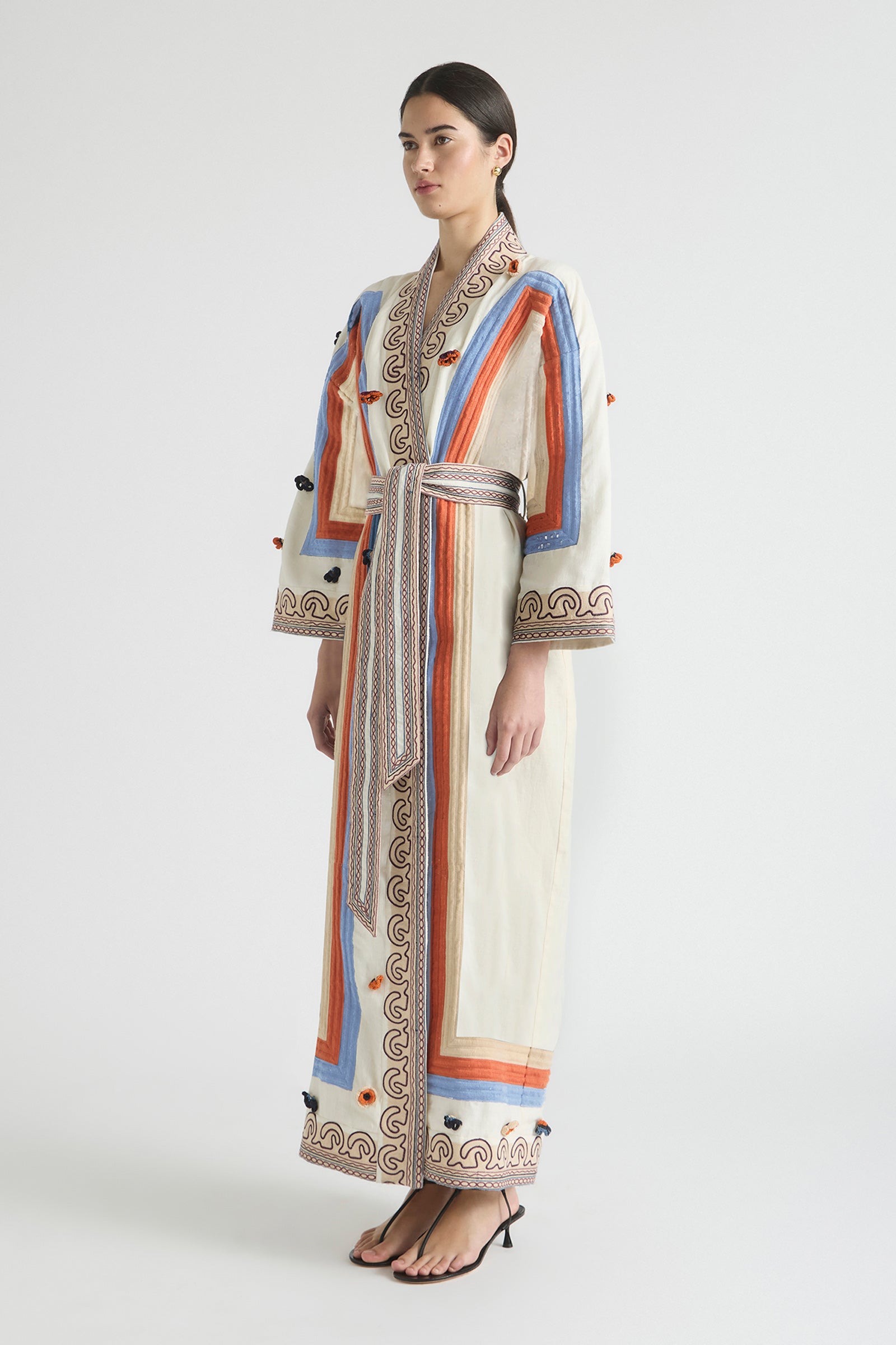 RISE LONG ROBE DRESS