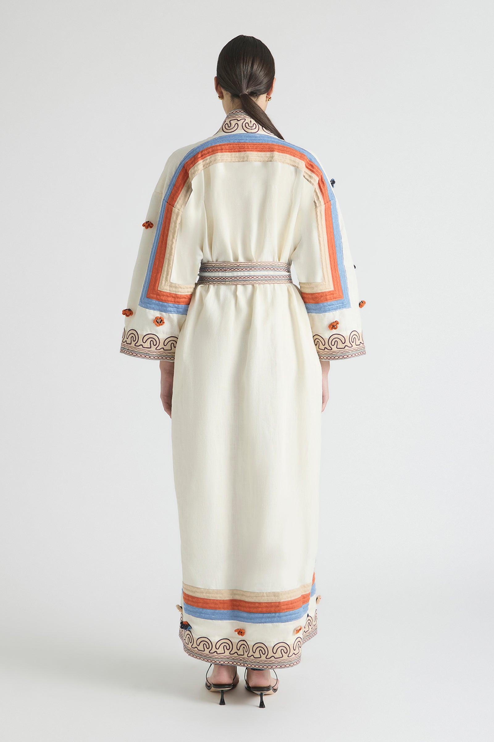 RISE LONG ROBE DRESS