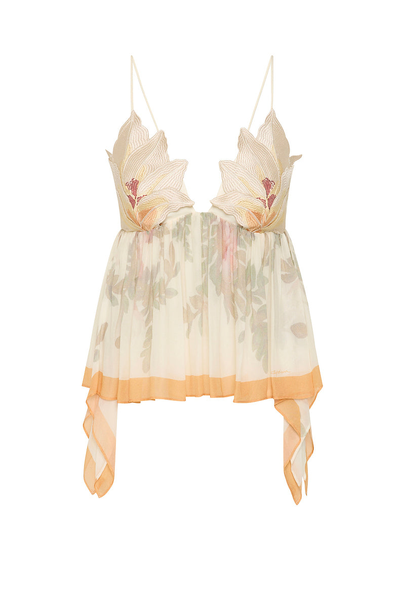 PROMISES FLOWER BUST CAMI