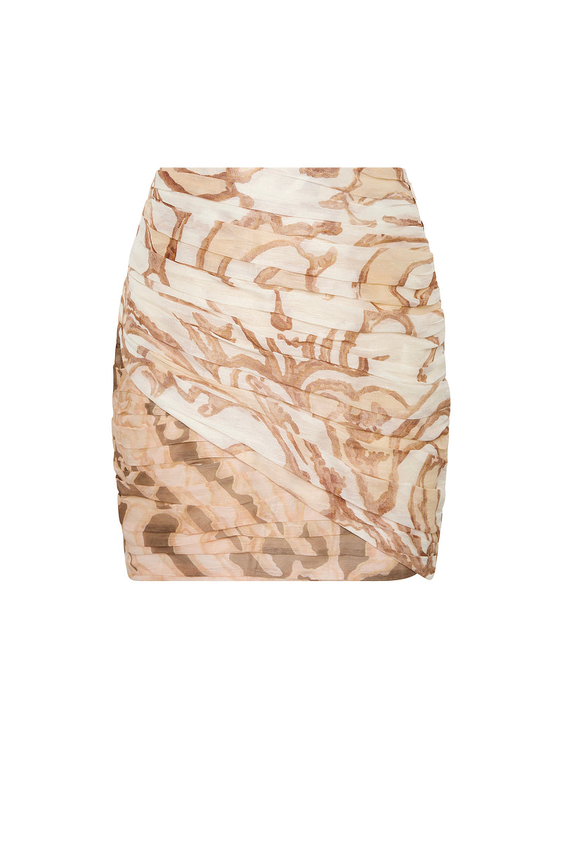 FRAGMENTS GATHERED SKIRT