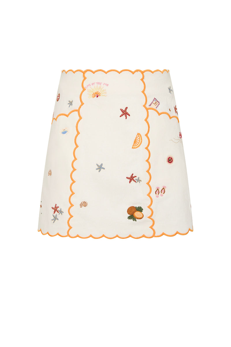 VACAY ALL DAY A-LINE SKIRT