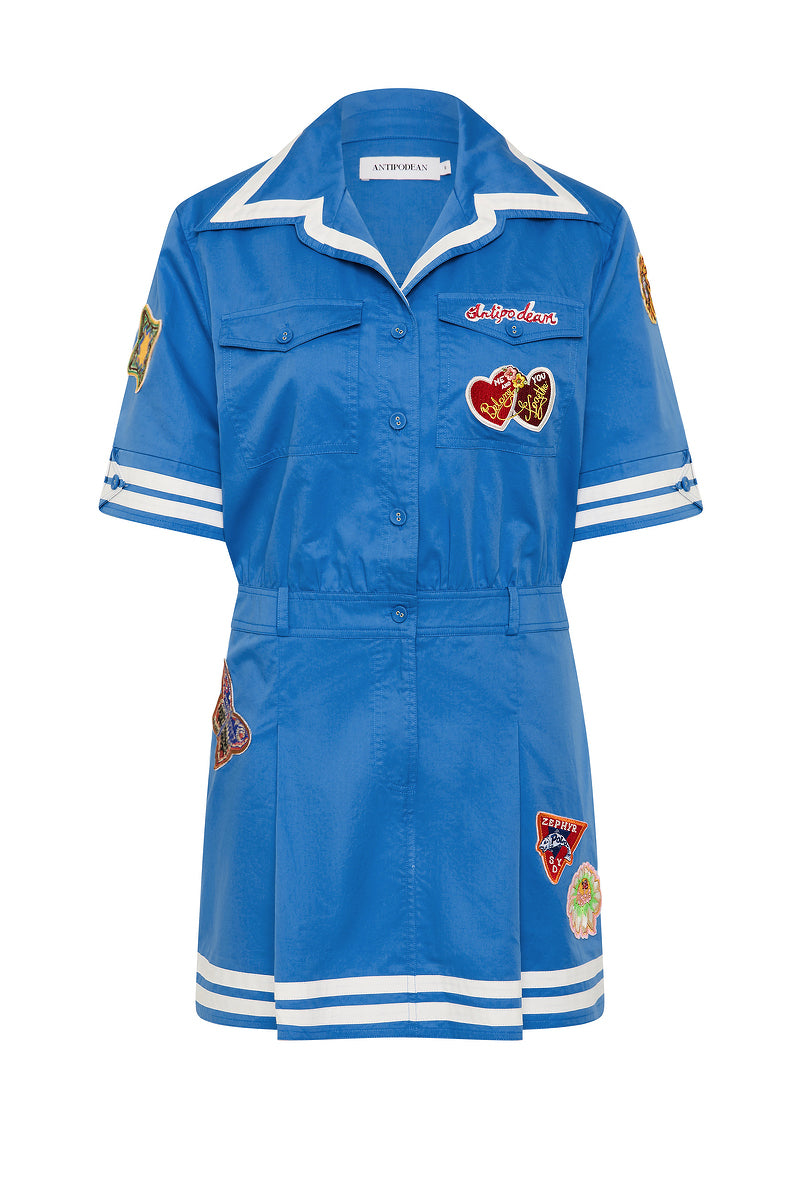 HOME OF THE ART MINI SHIRT DRESS