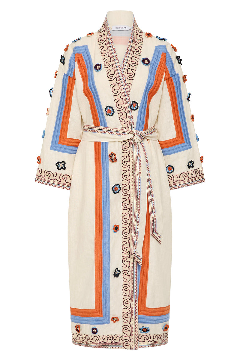 RISE LONG ROBE DRESS