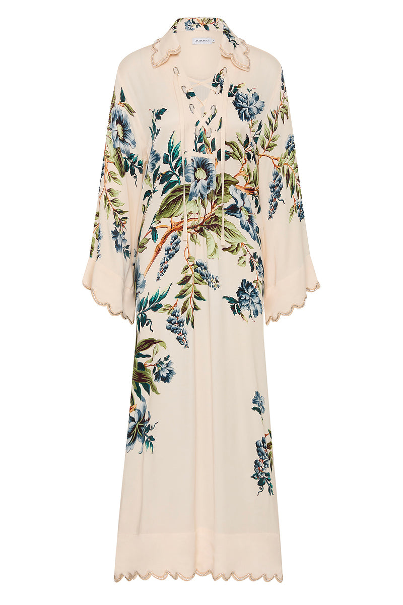 LA MAR LACE UP KAFTAN
