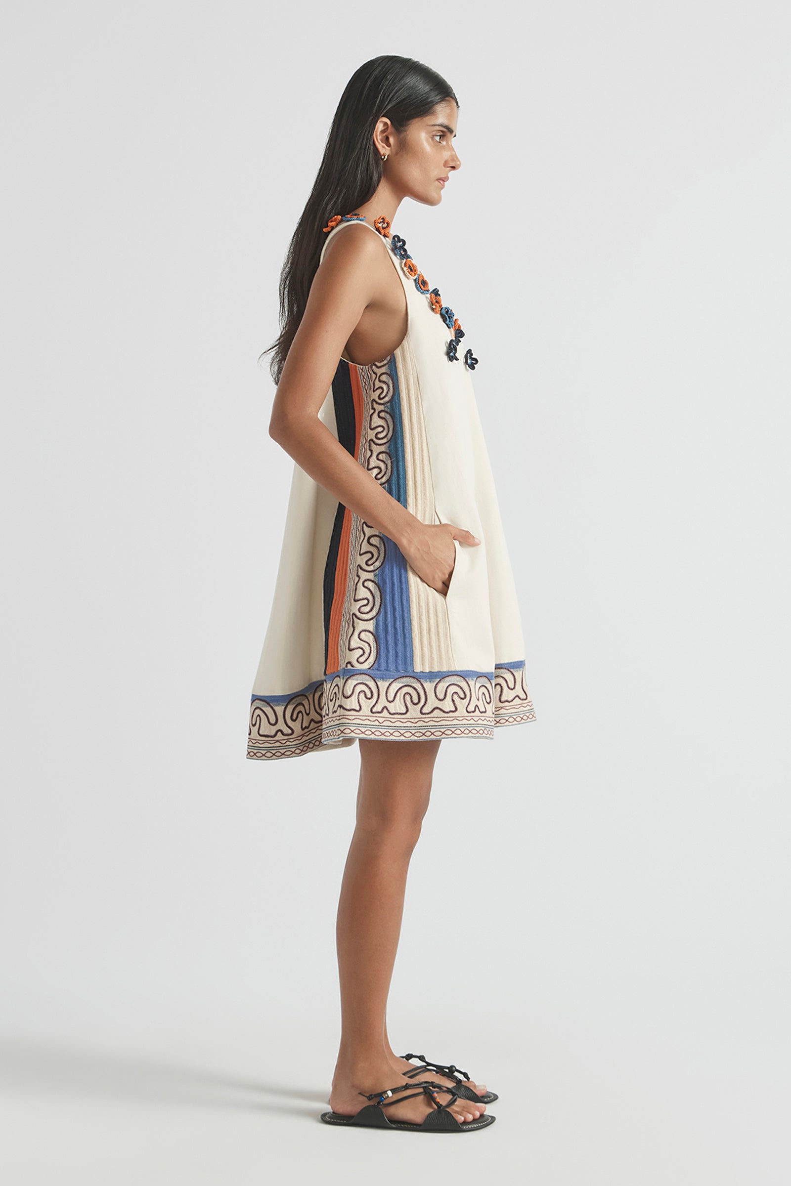 RISE SCOOP NECK PANEL MINI