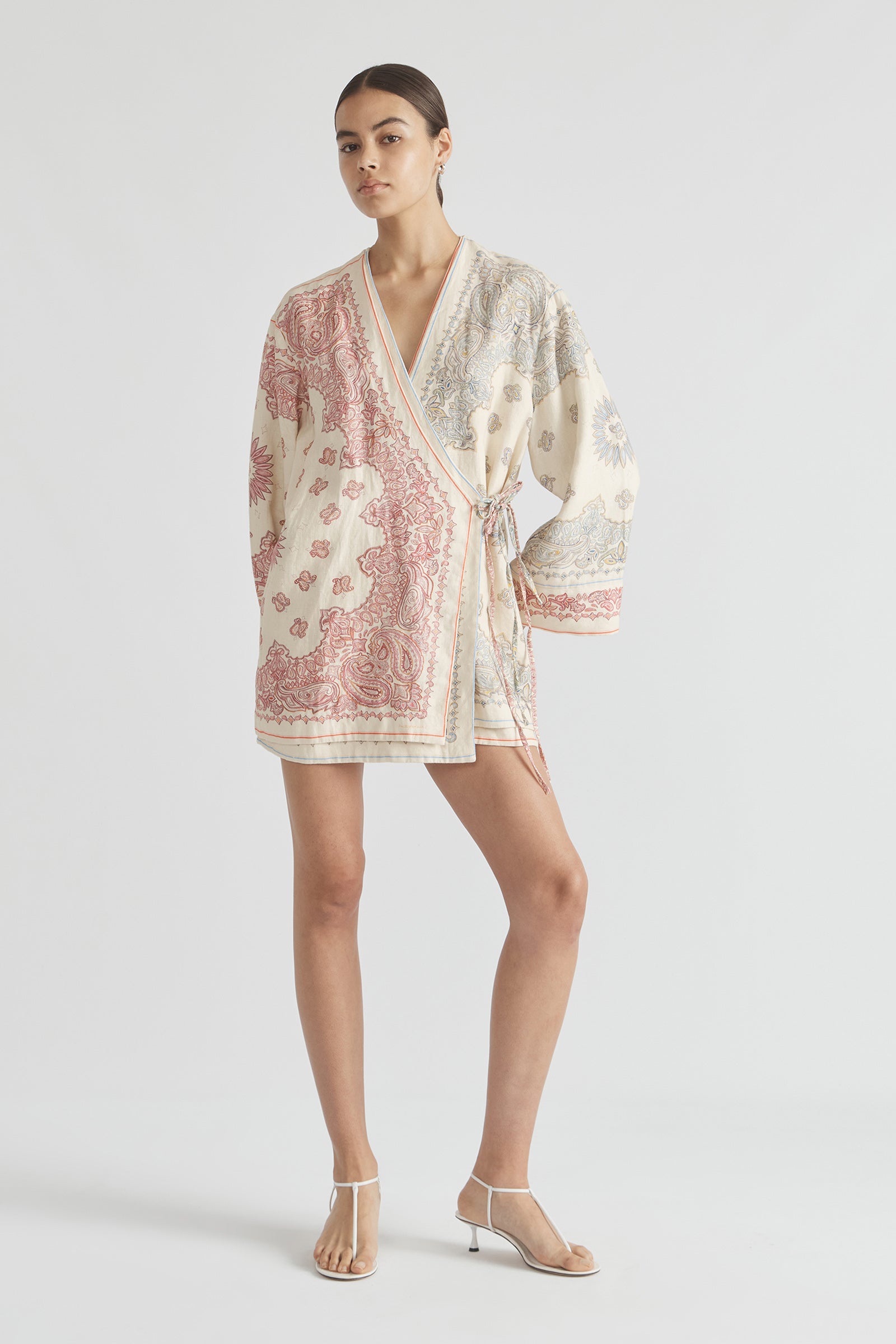 BENNIE LAYERED MINI ROBE