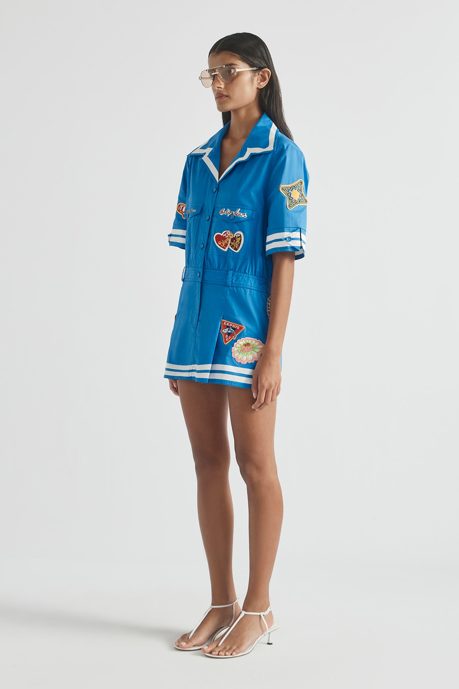 HOME OF THE ART MINI SHIRT DRESS