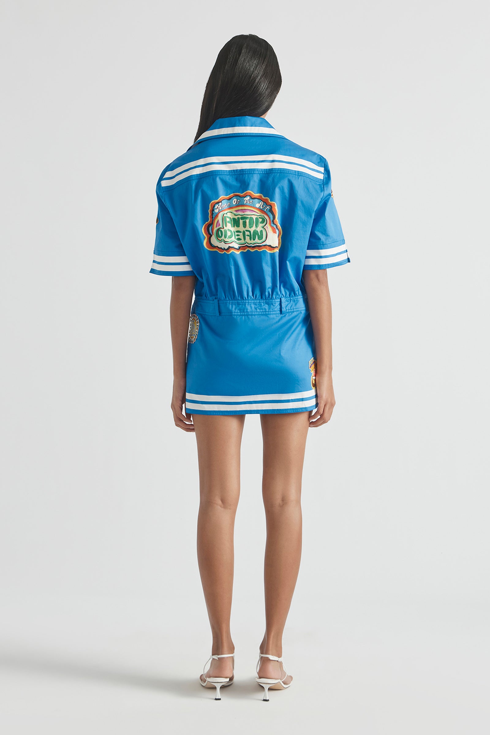 HOME OF THE ART MINI SHIRT DRESS