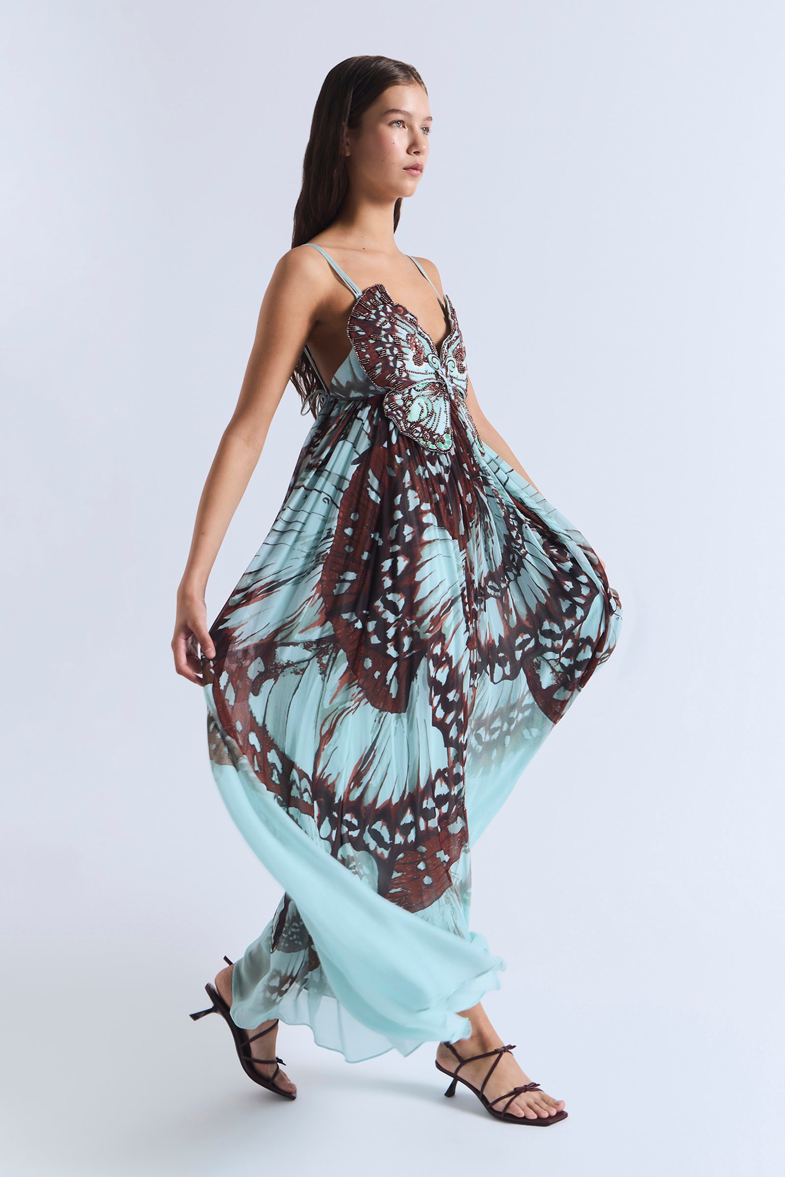 BUTTERFLY EFFECT BUTTERFLY BUST GOWN