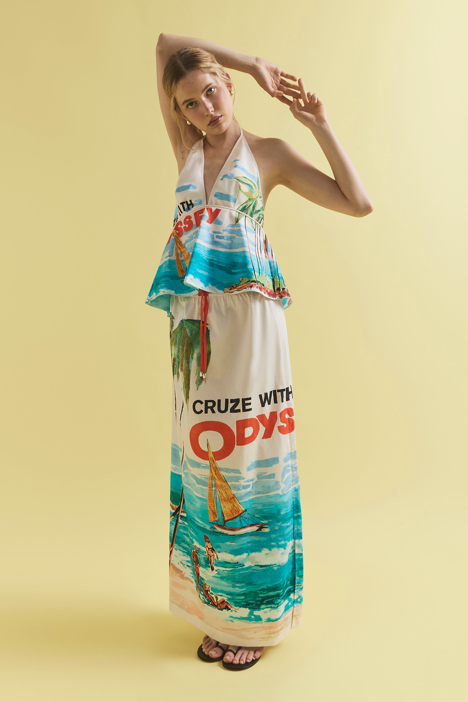 CRUZE WAIST TIE SKIRT