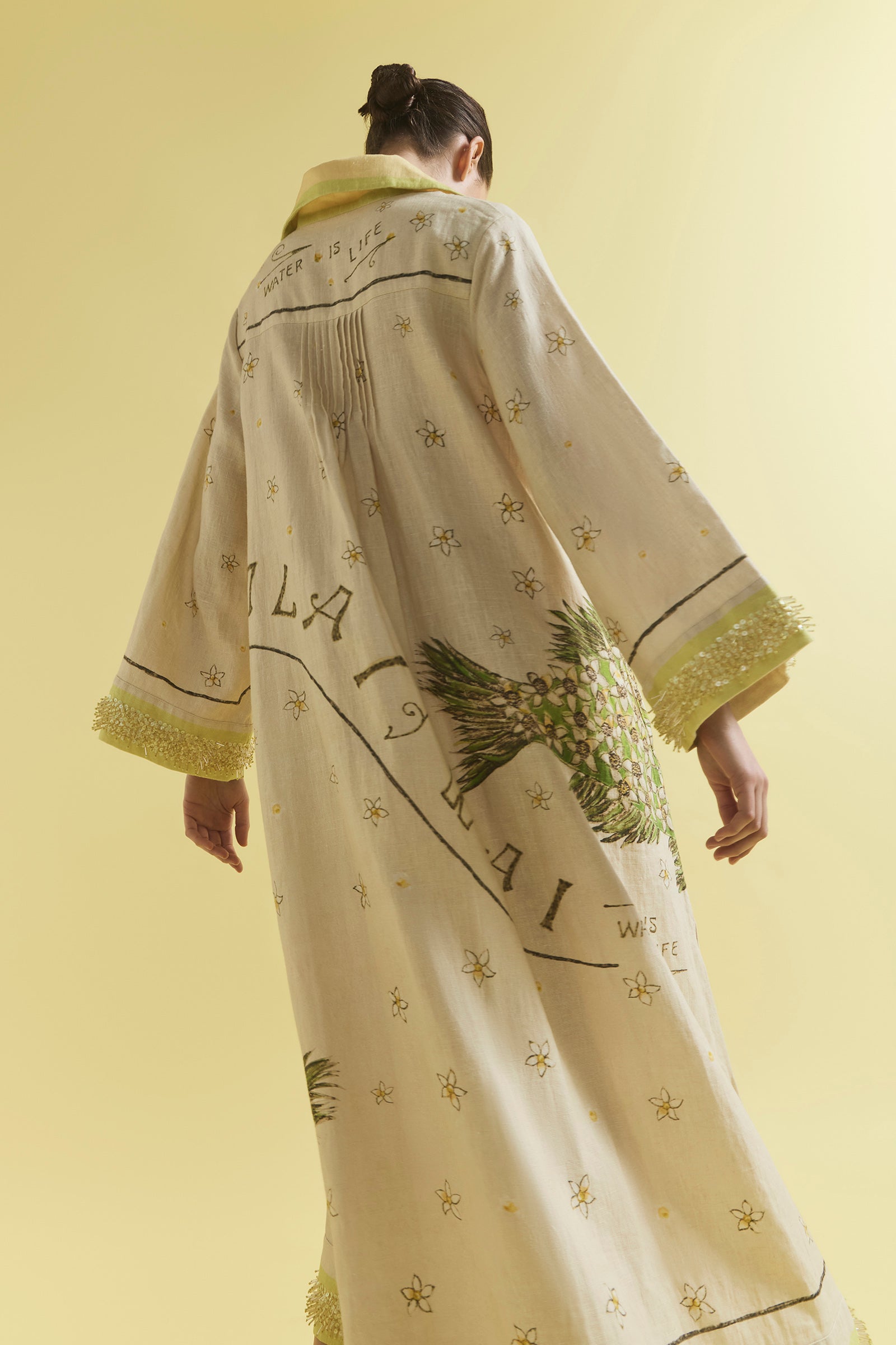 BRIGHTSIDE LACE UP KAFTAN