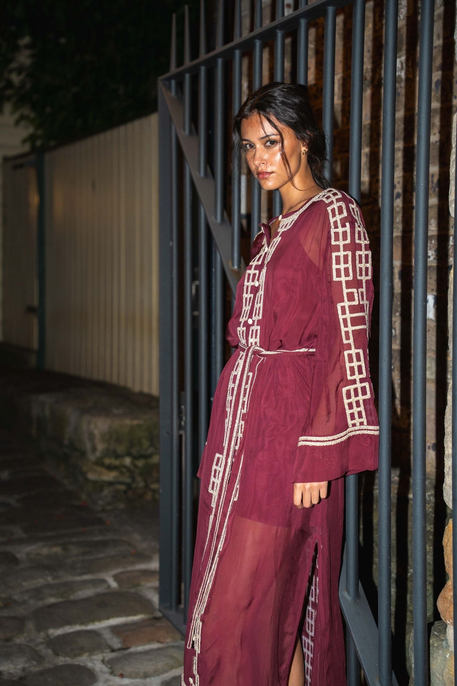 HEROES BUTTON & LOOP KAFTAN