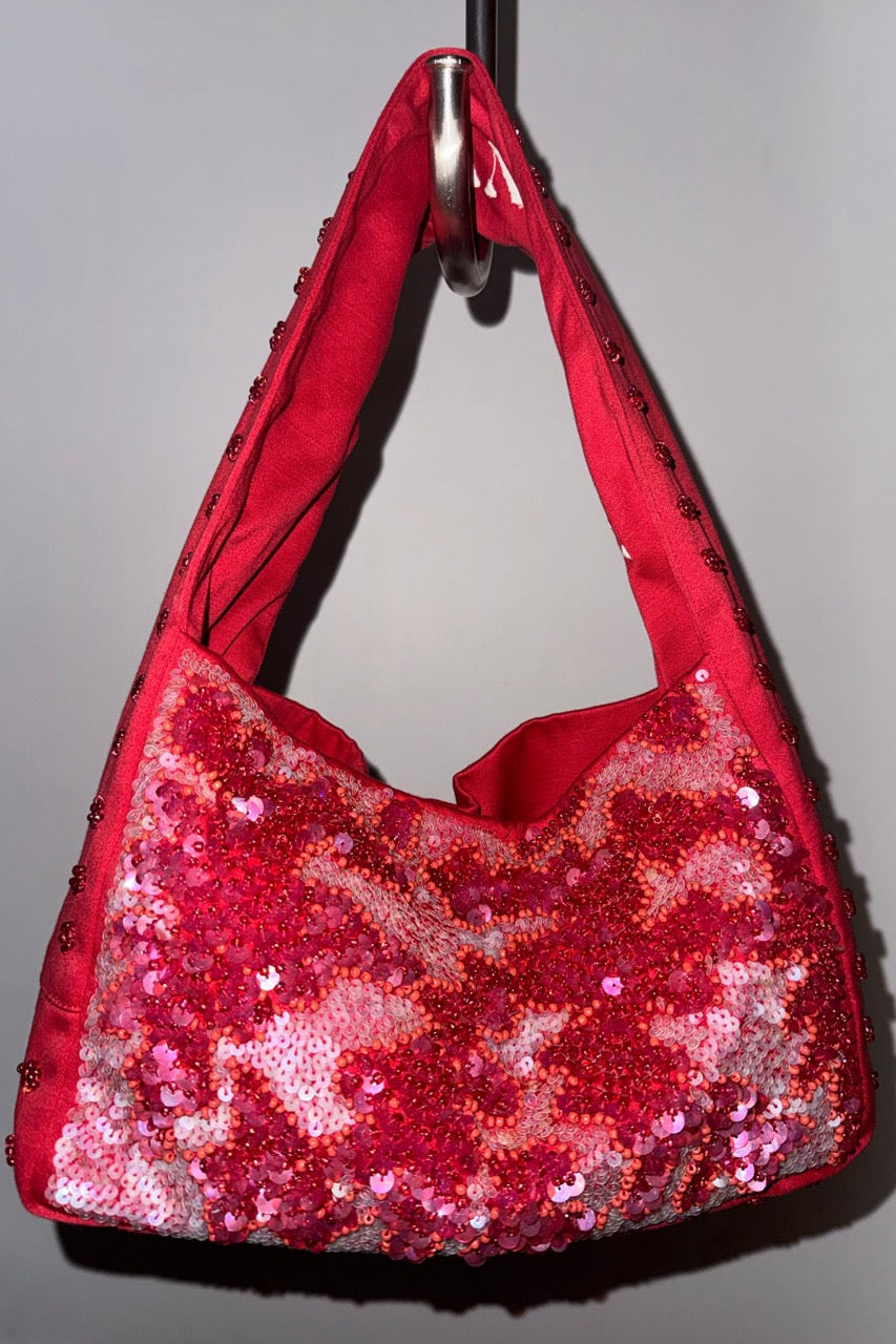 OCEANS APART SEQUIN SHOULDER BAG