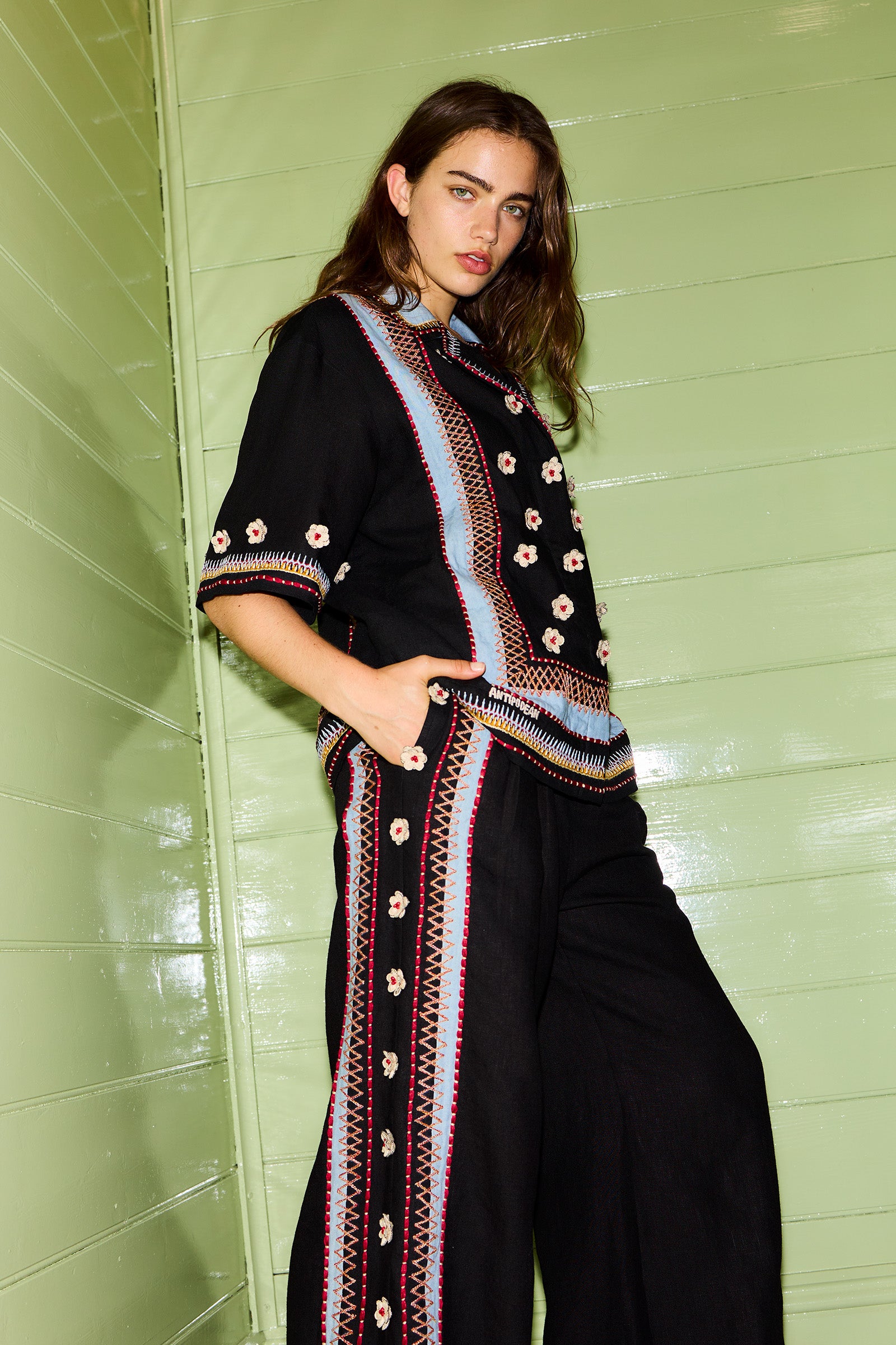 POPPY RELAXED PLEAT PANT