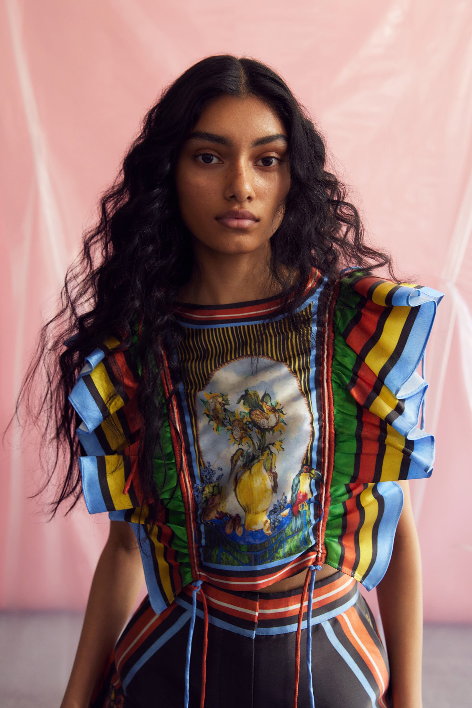 BRUNO FLUTTER SLEEVE TOP