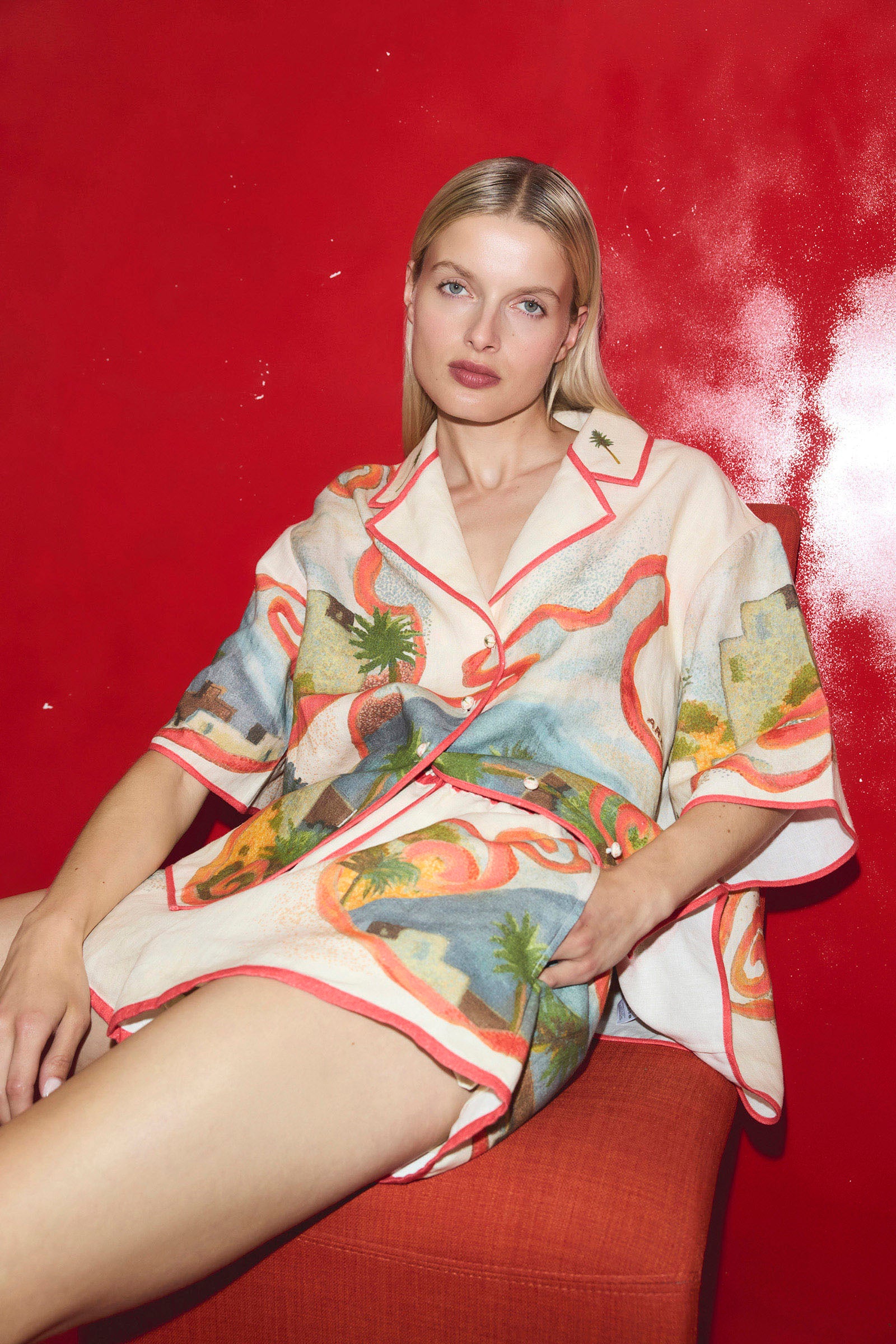 GREAT ESCAPE OVERSIZED SHIRT WITH BINDS