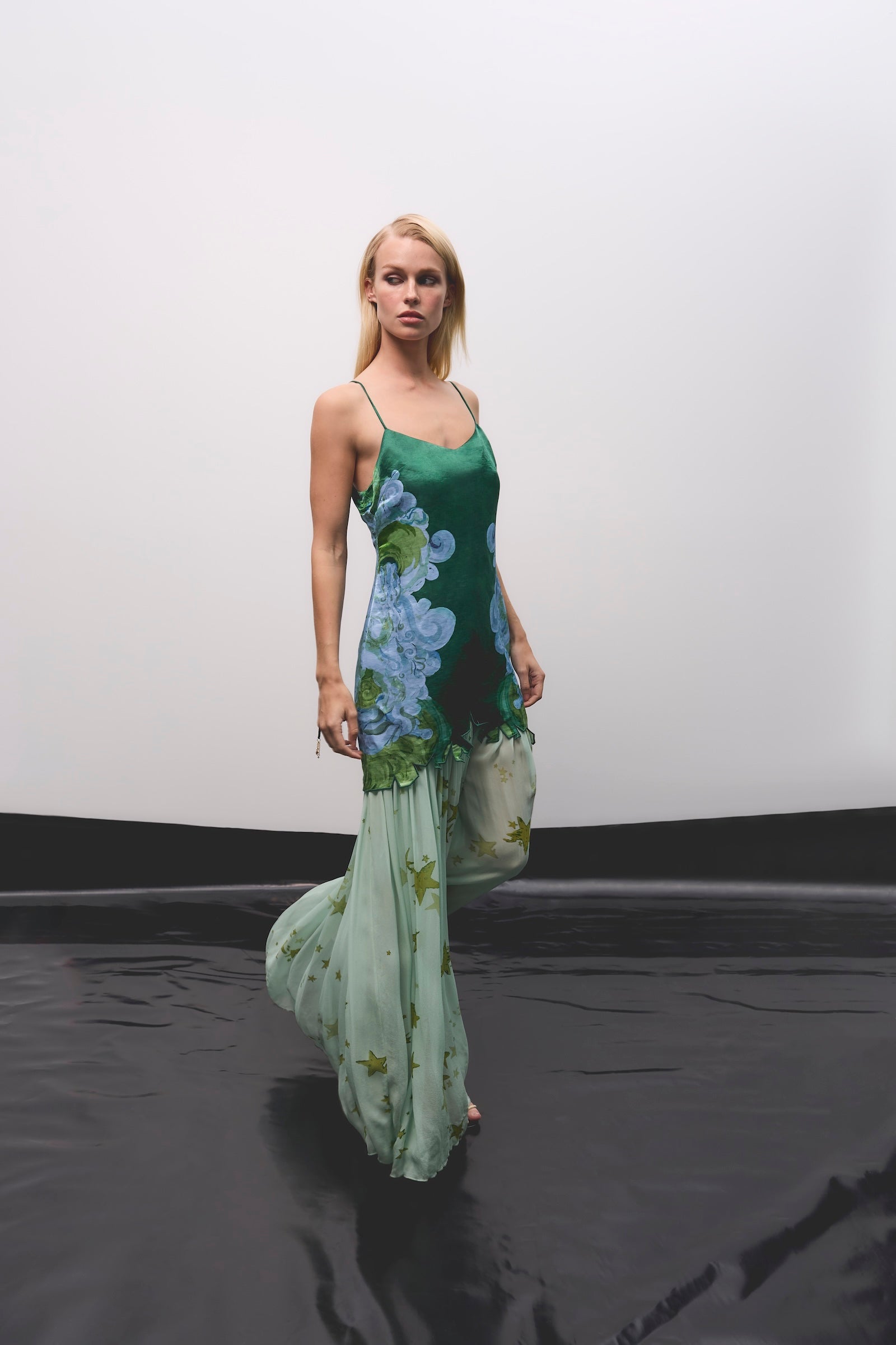 RUNAWAY STAR DROP WAIST GOWN