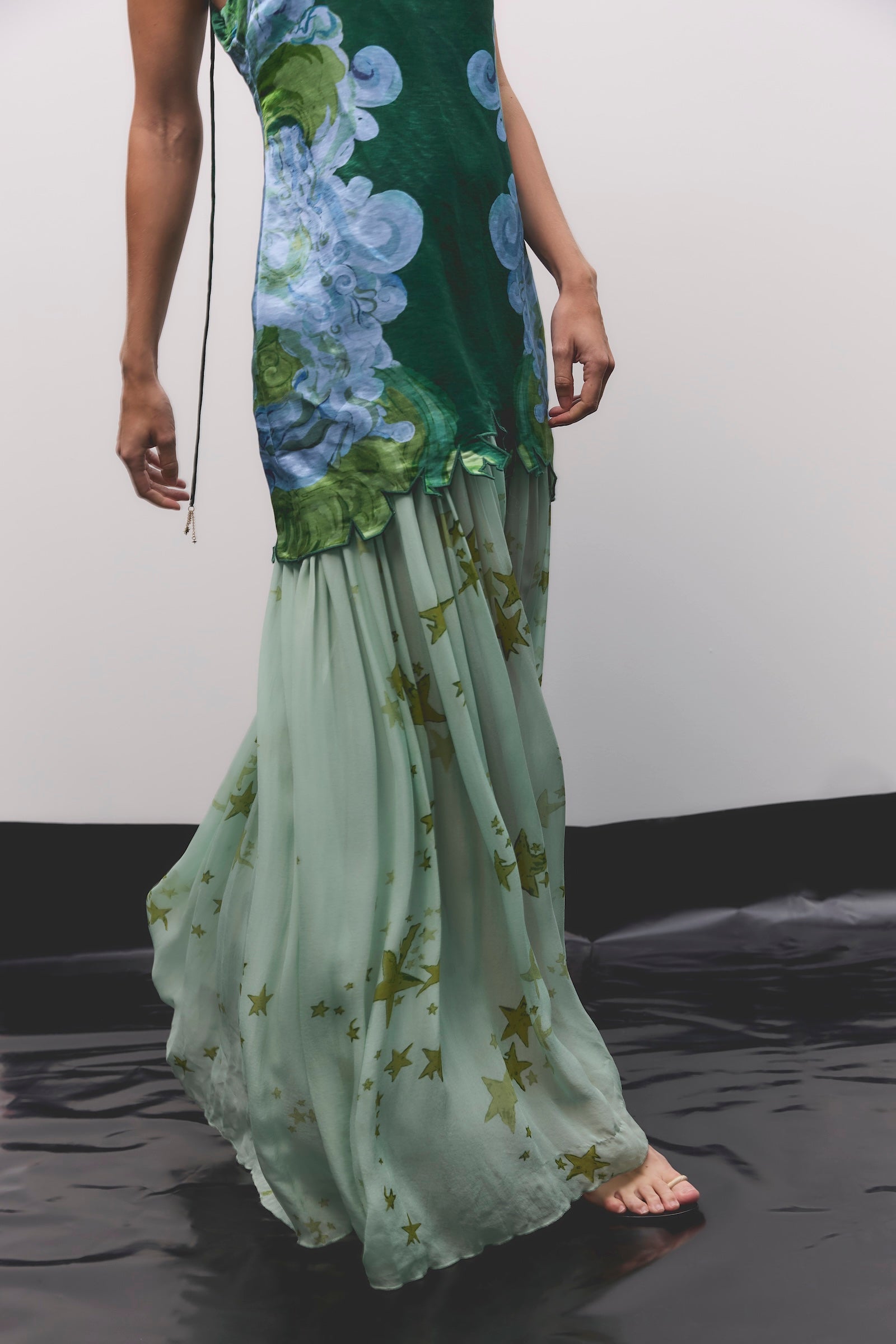 RUNAWAY STAR DROP WAIST GOWN