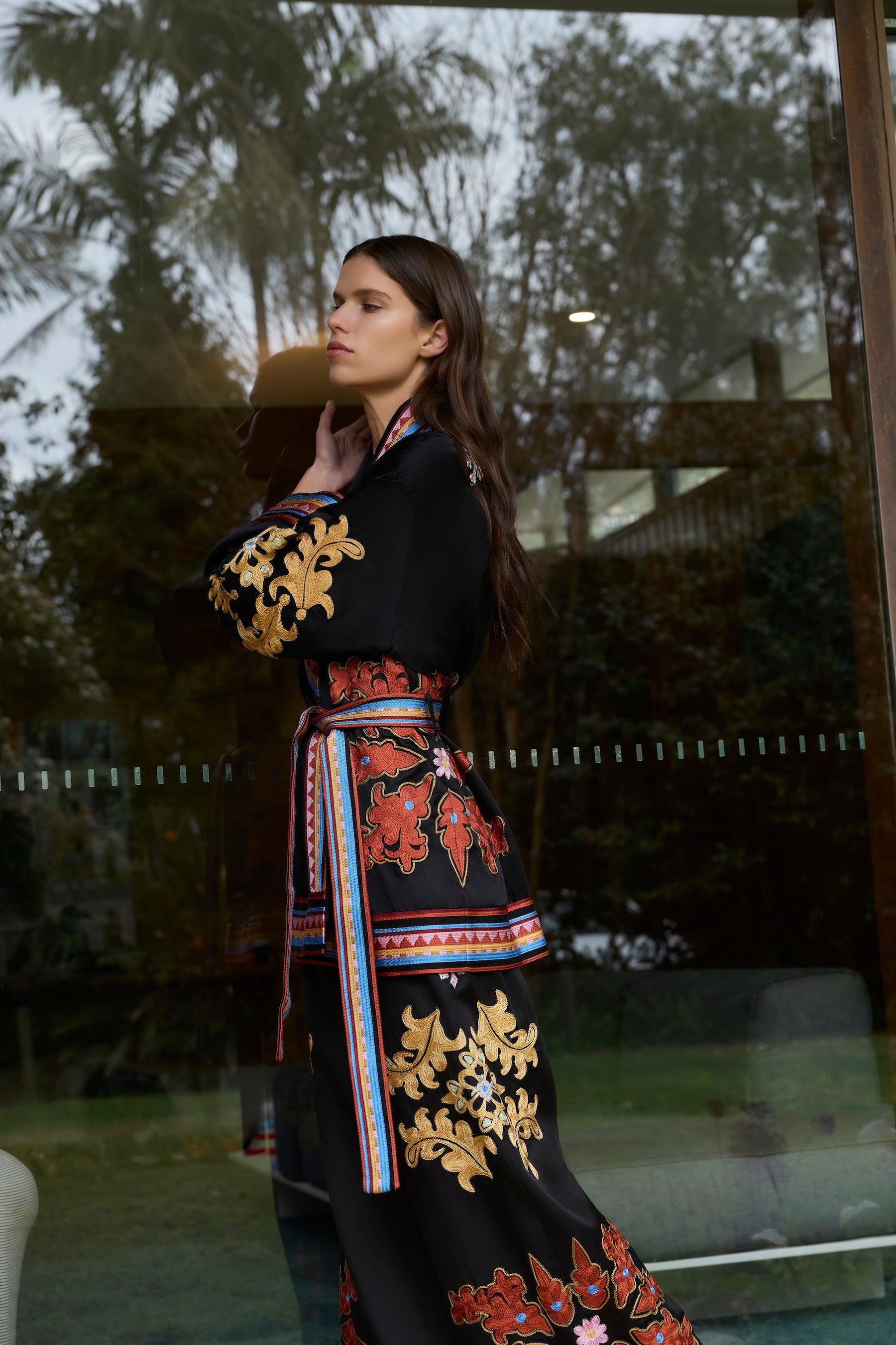 MOONLIT RELAXED BELTED JACKET