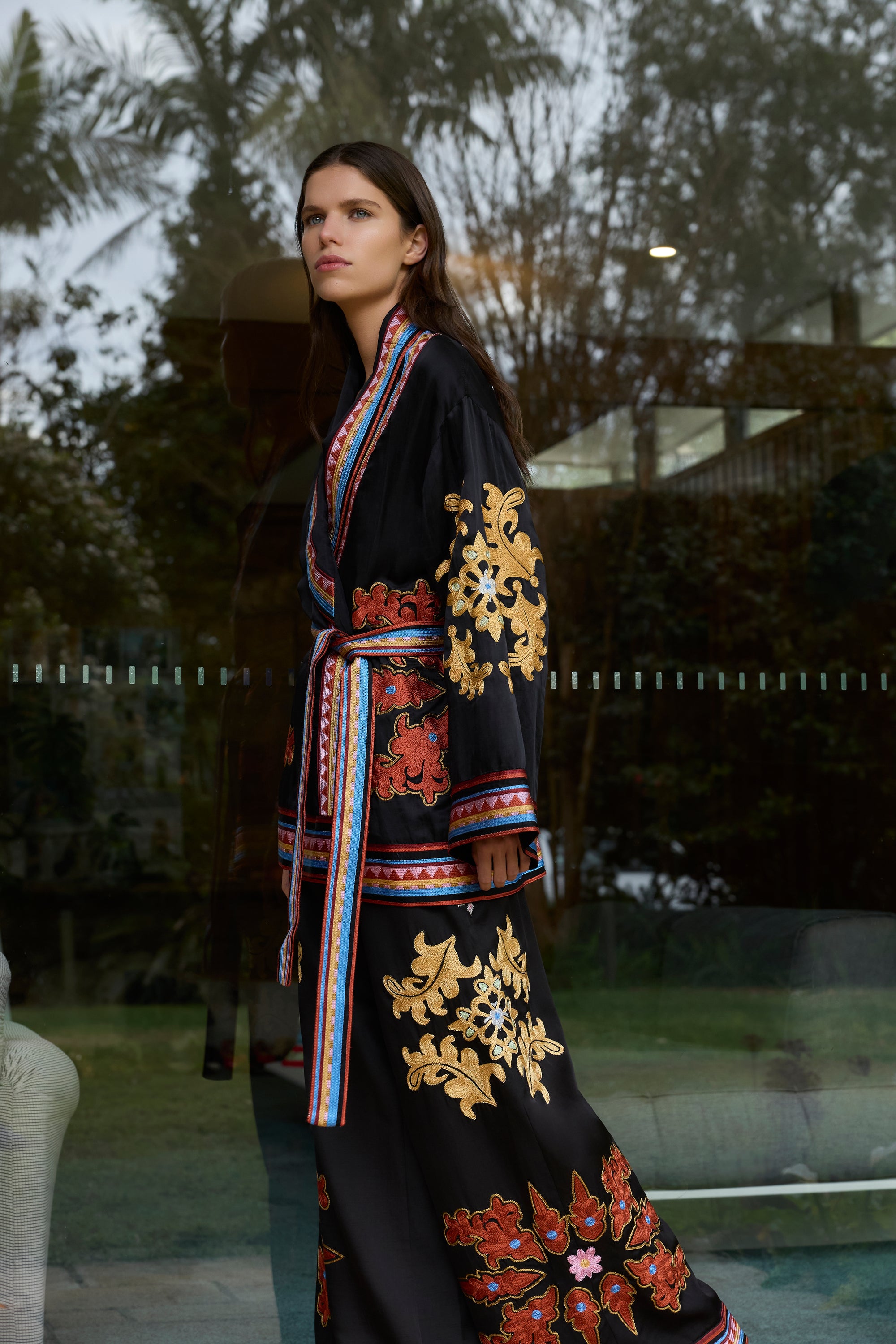 MOONLIT WIDE HEM PANT