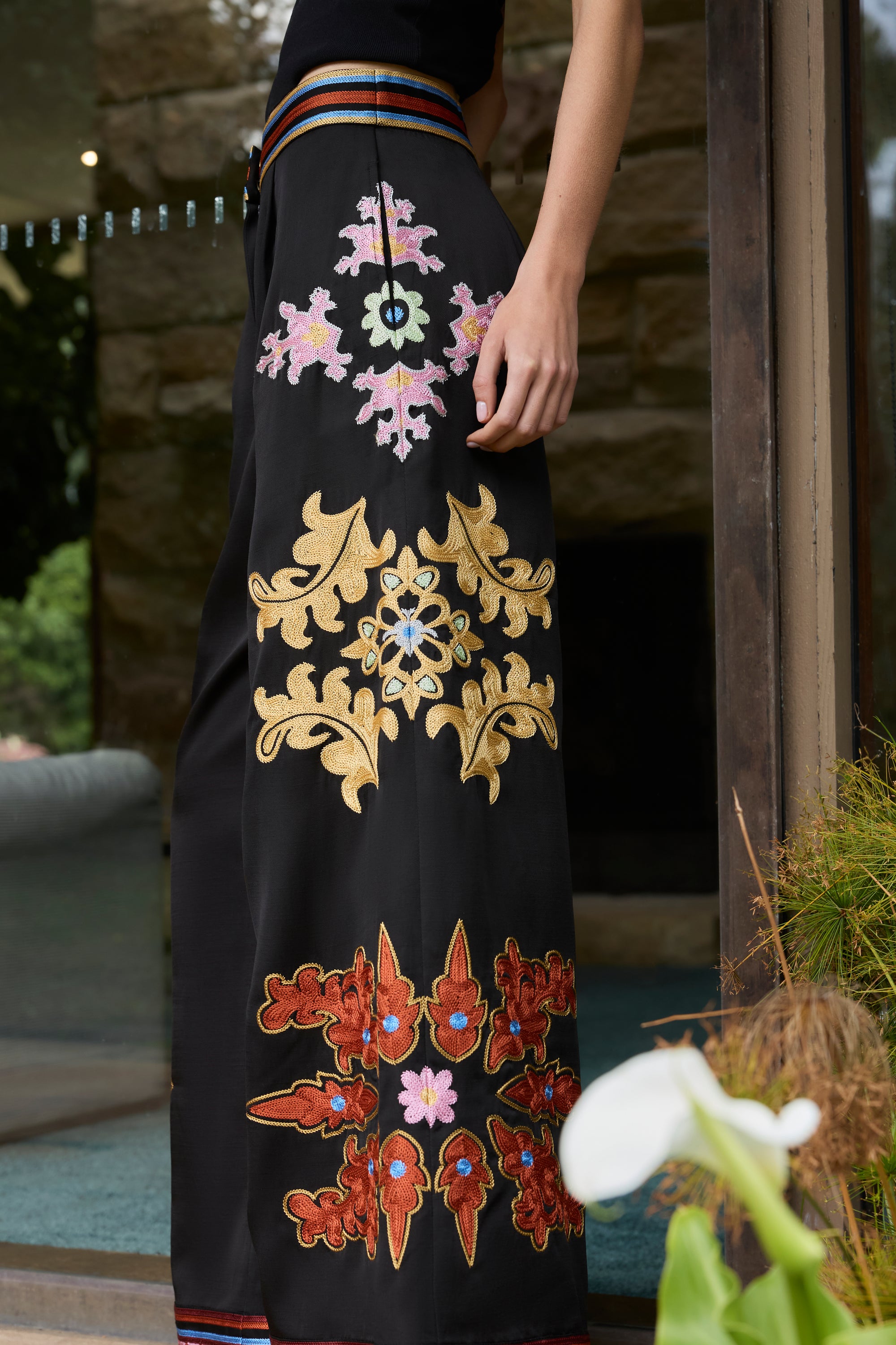 MOONLIT WIDE HEM PANT